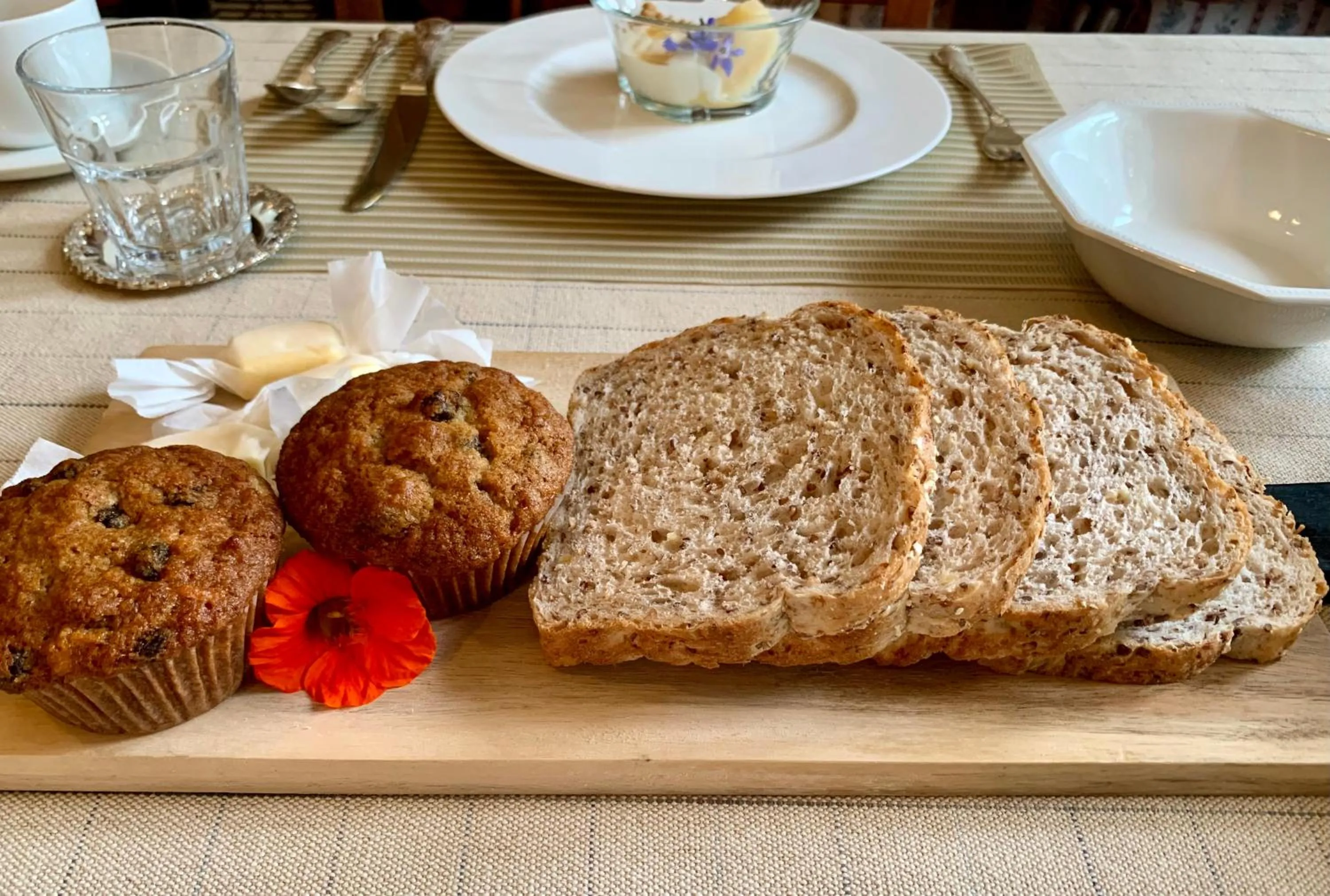 Continental breakfast in Karamana Homestead (1872)