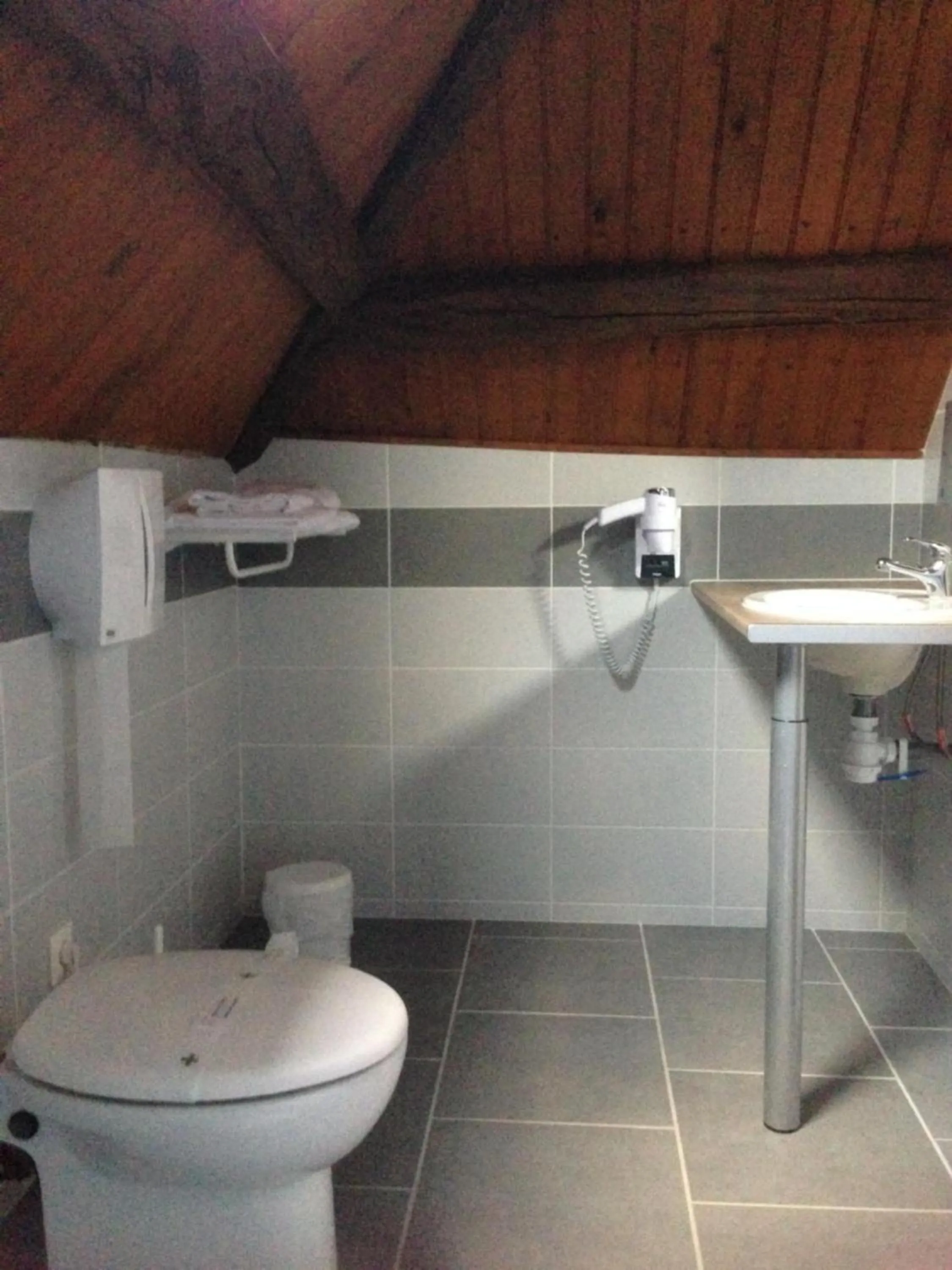 Bathroom in Logis Auberge De La Plaine