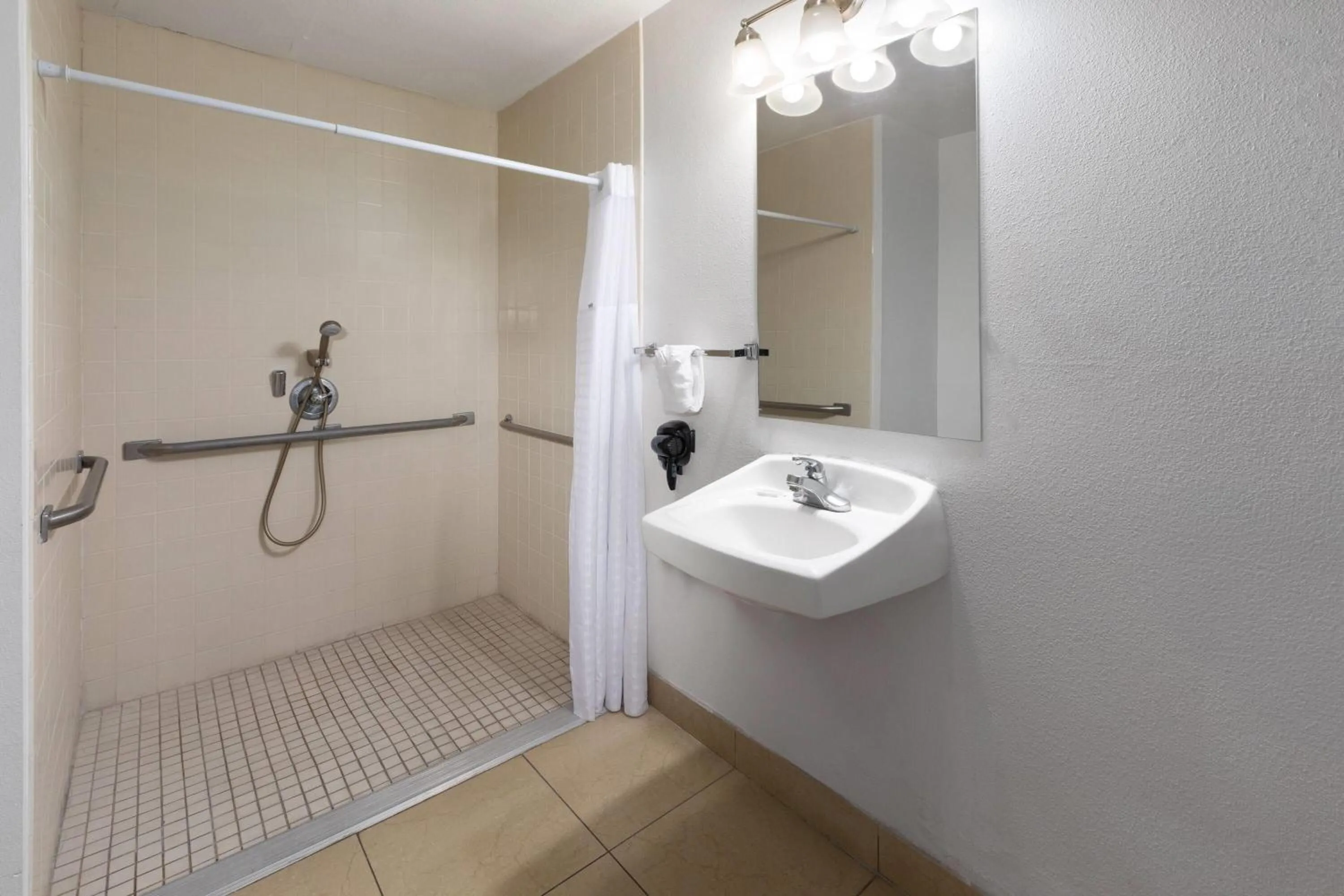 Shower in Super 8 by Wyndham Tucson/Grant Road Area AZ