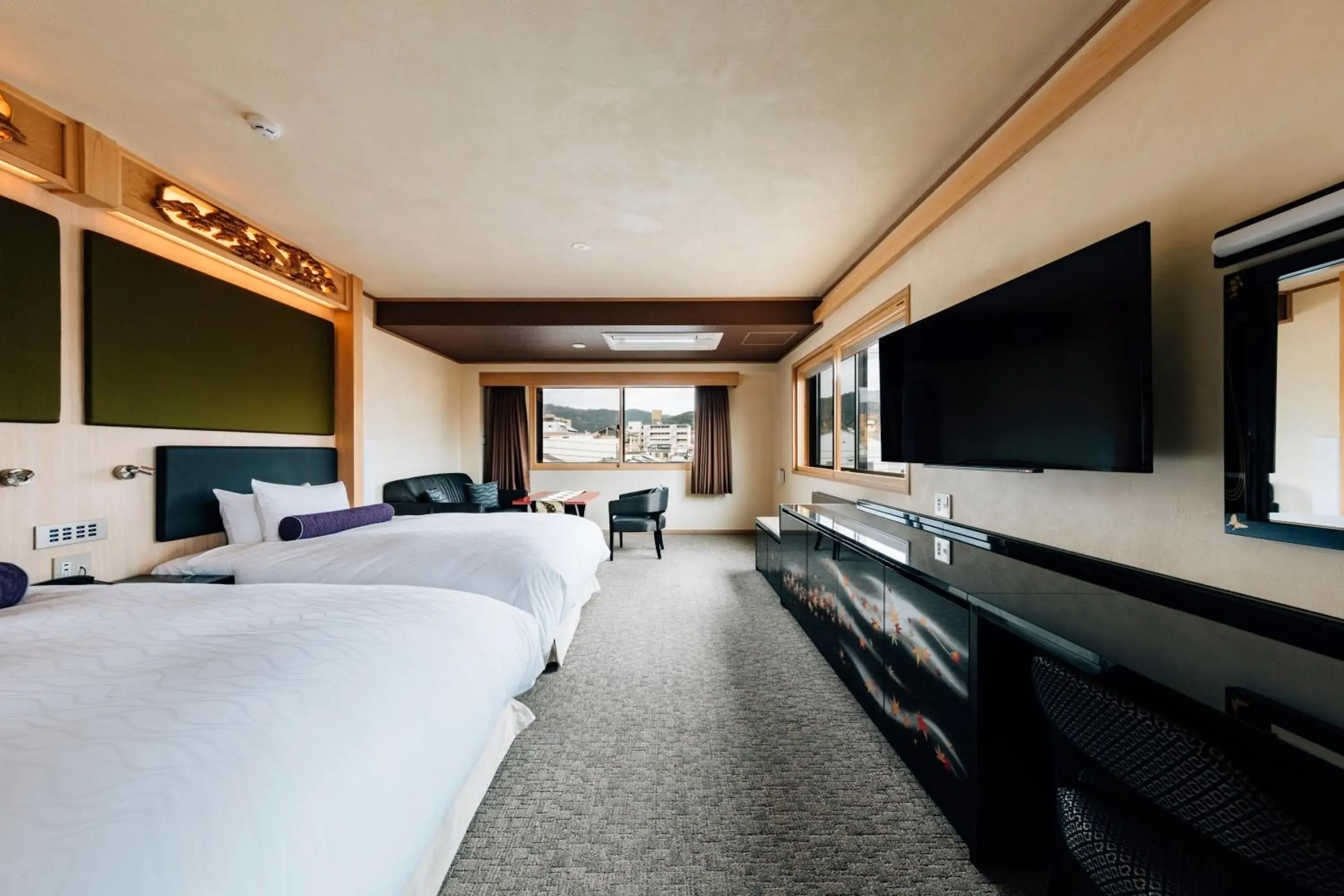 View (from property/room), Bed in Hotel Alza Kyoto View (from property/room), Bed in Hotel Alza Kyoto