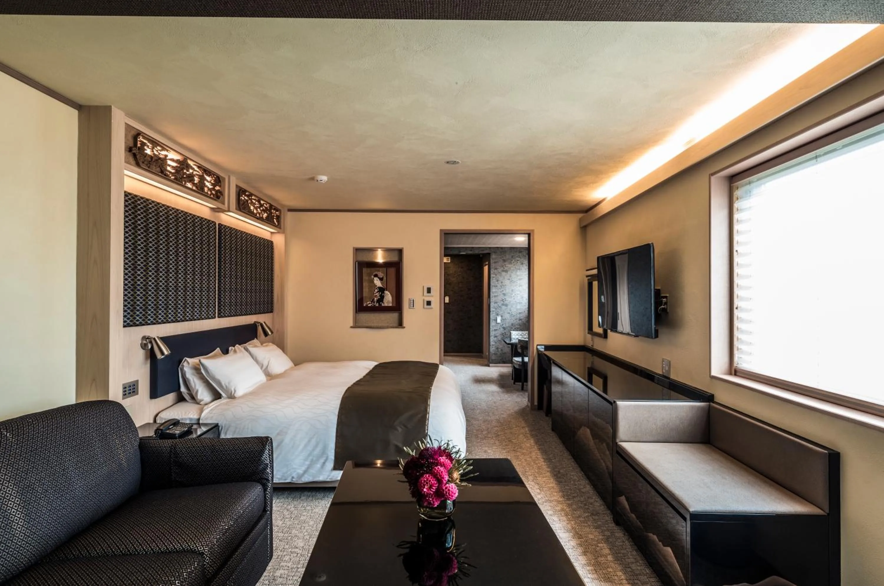 Living room in Hotel Alza Kyoto