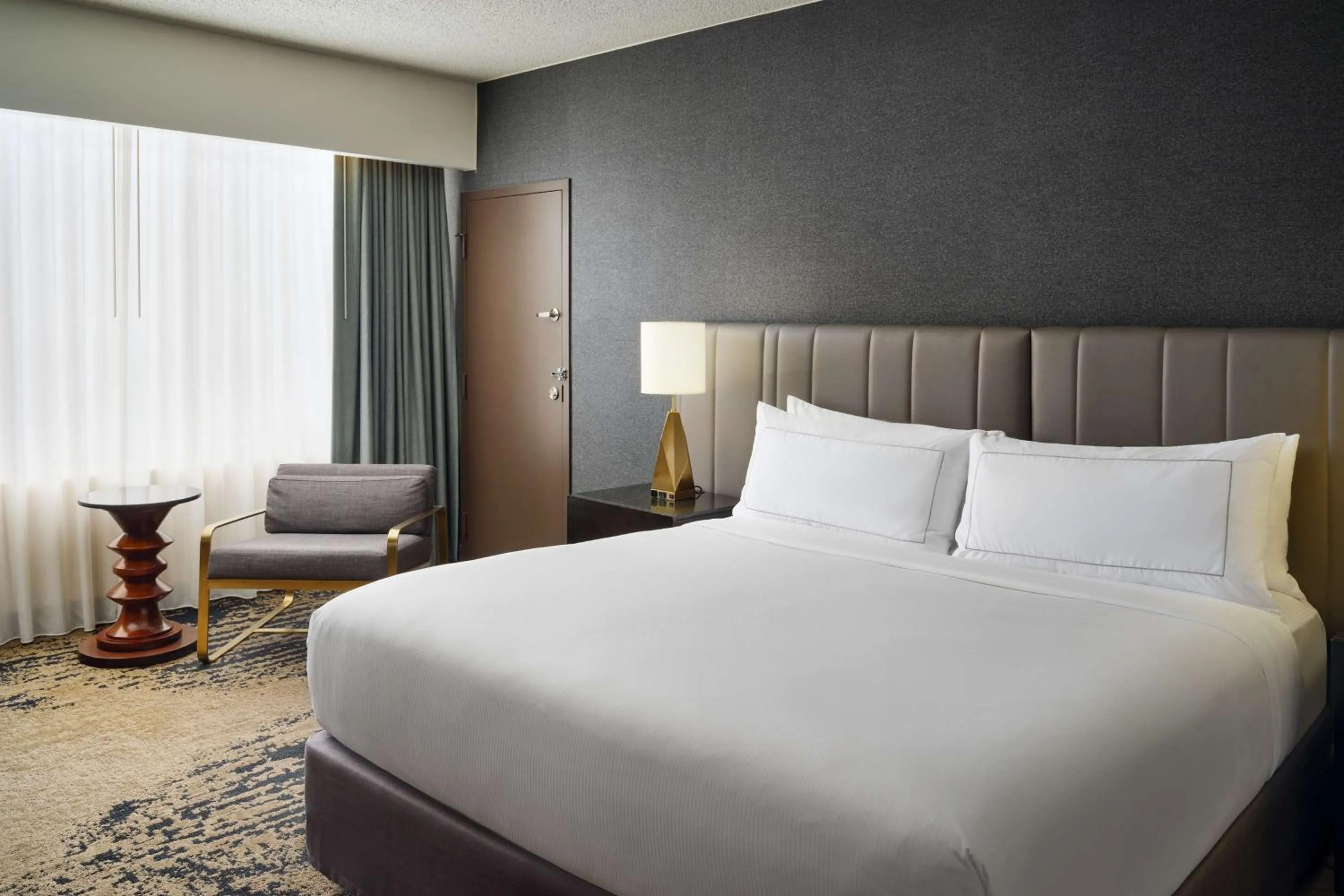 Bed in Hilton Atlanta