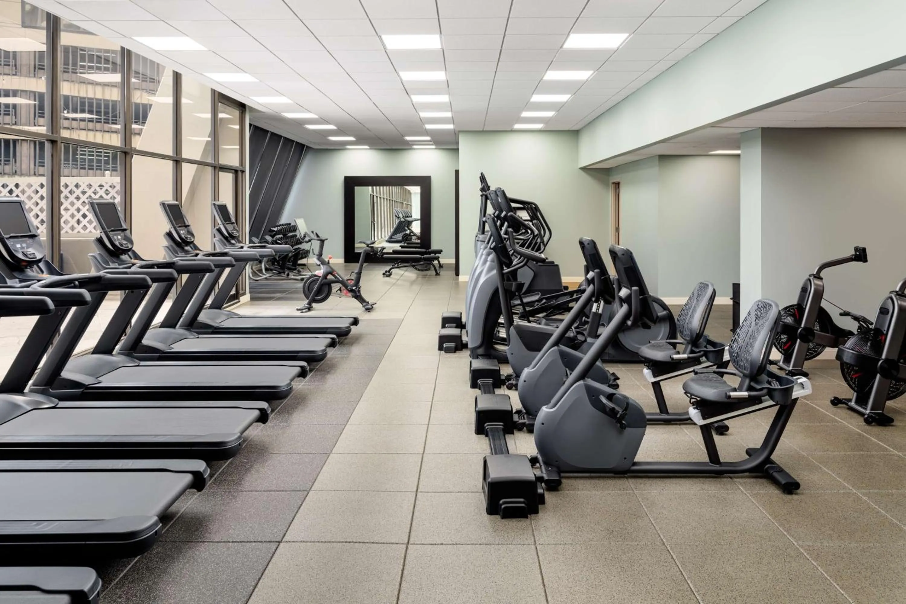 Fitness centre/facilities in Hilton Atlanta