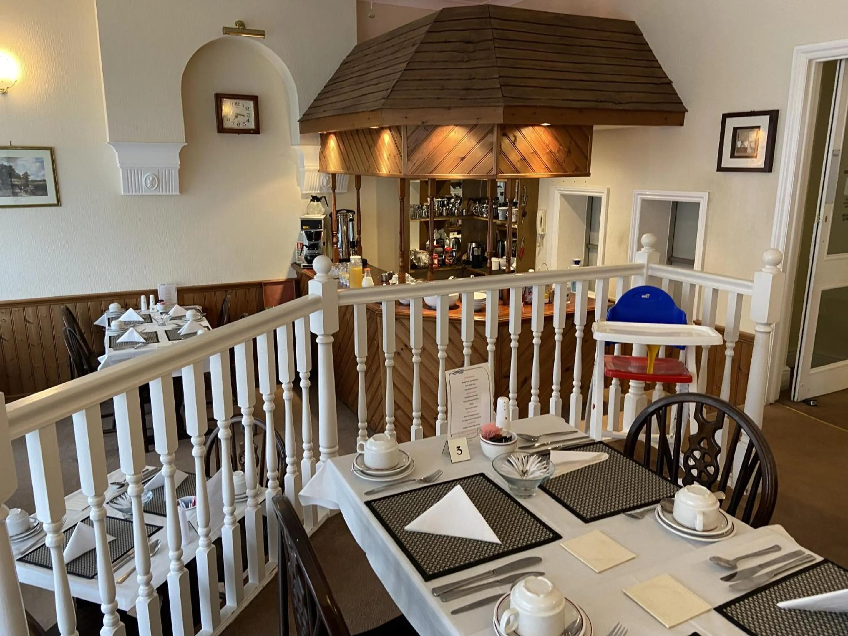 Dining area in Alexanders