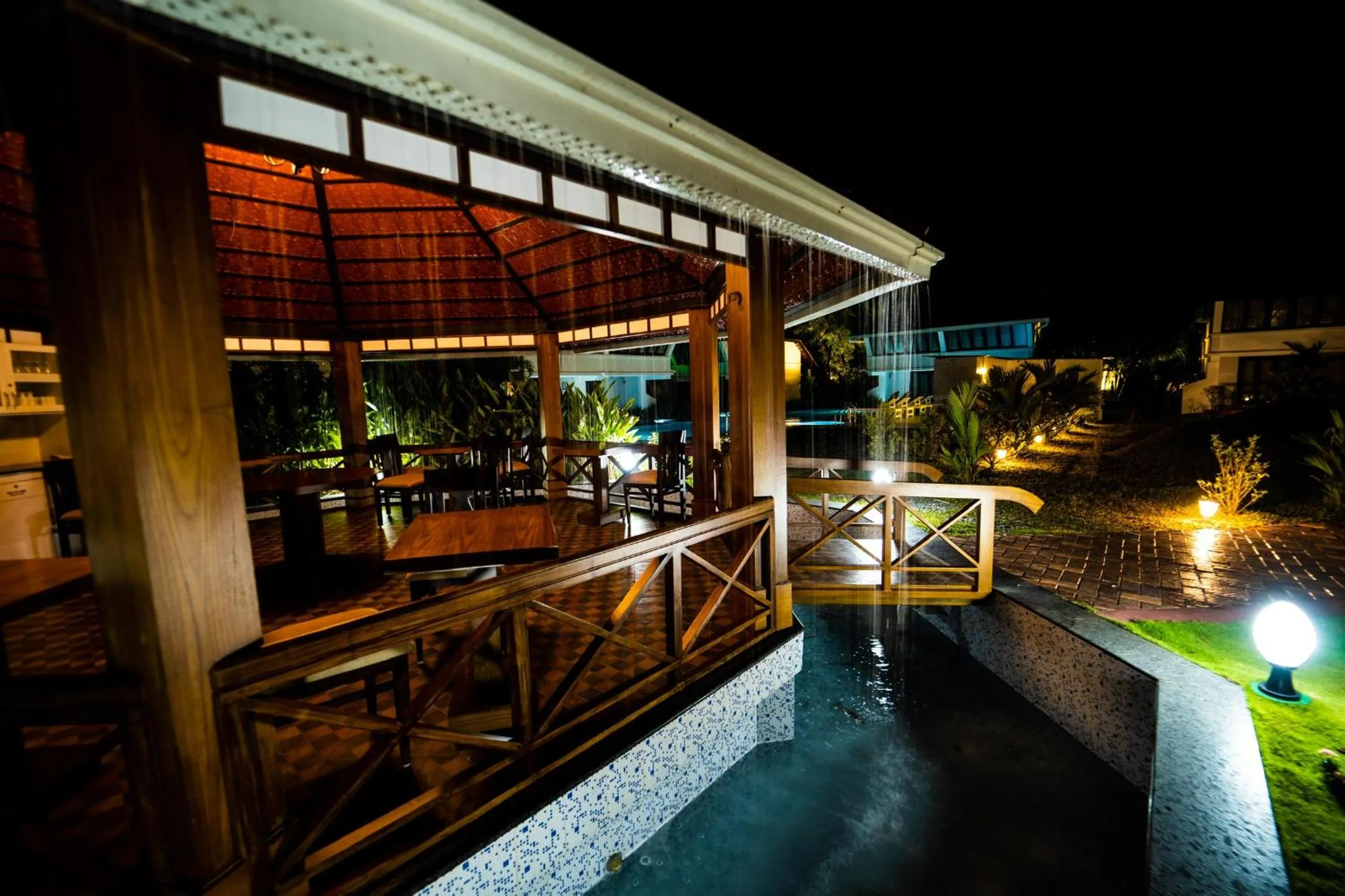 Patio in Nihara Resort and Spa Cochin