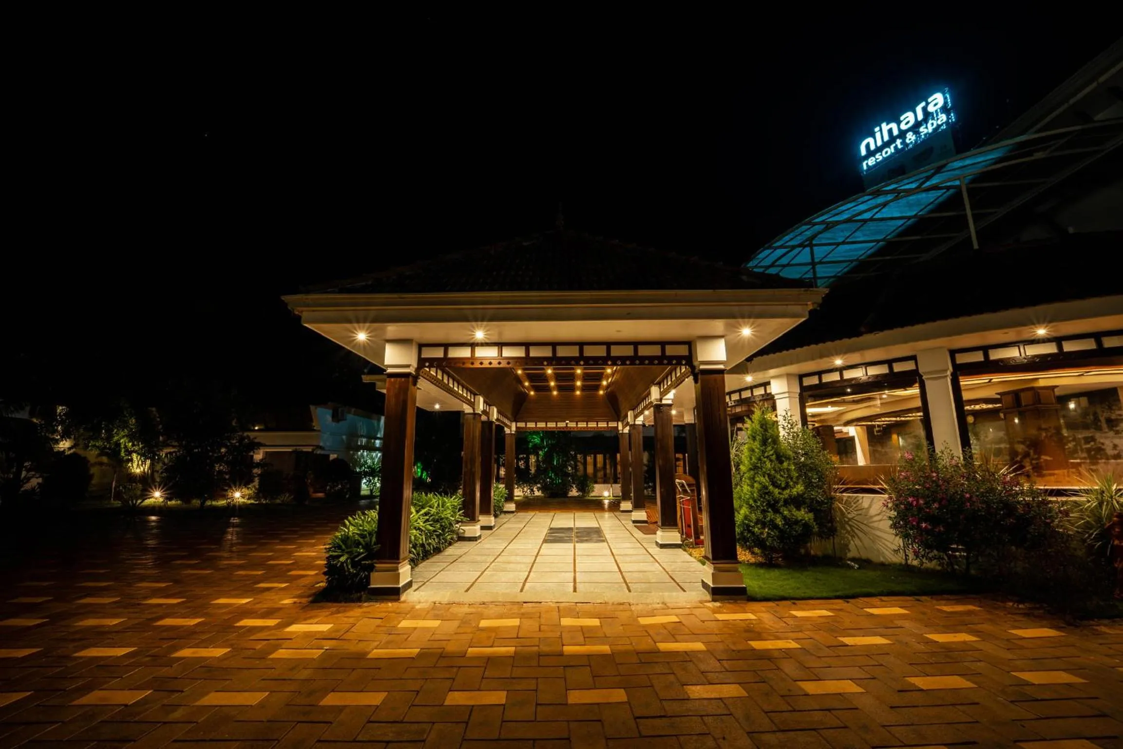 Facade/entrance in Nihara Resort and Spa Cochin