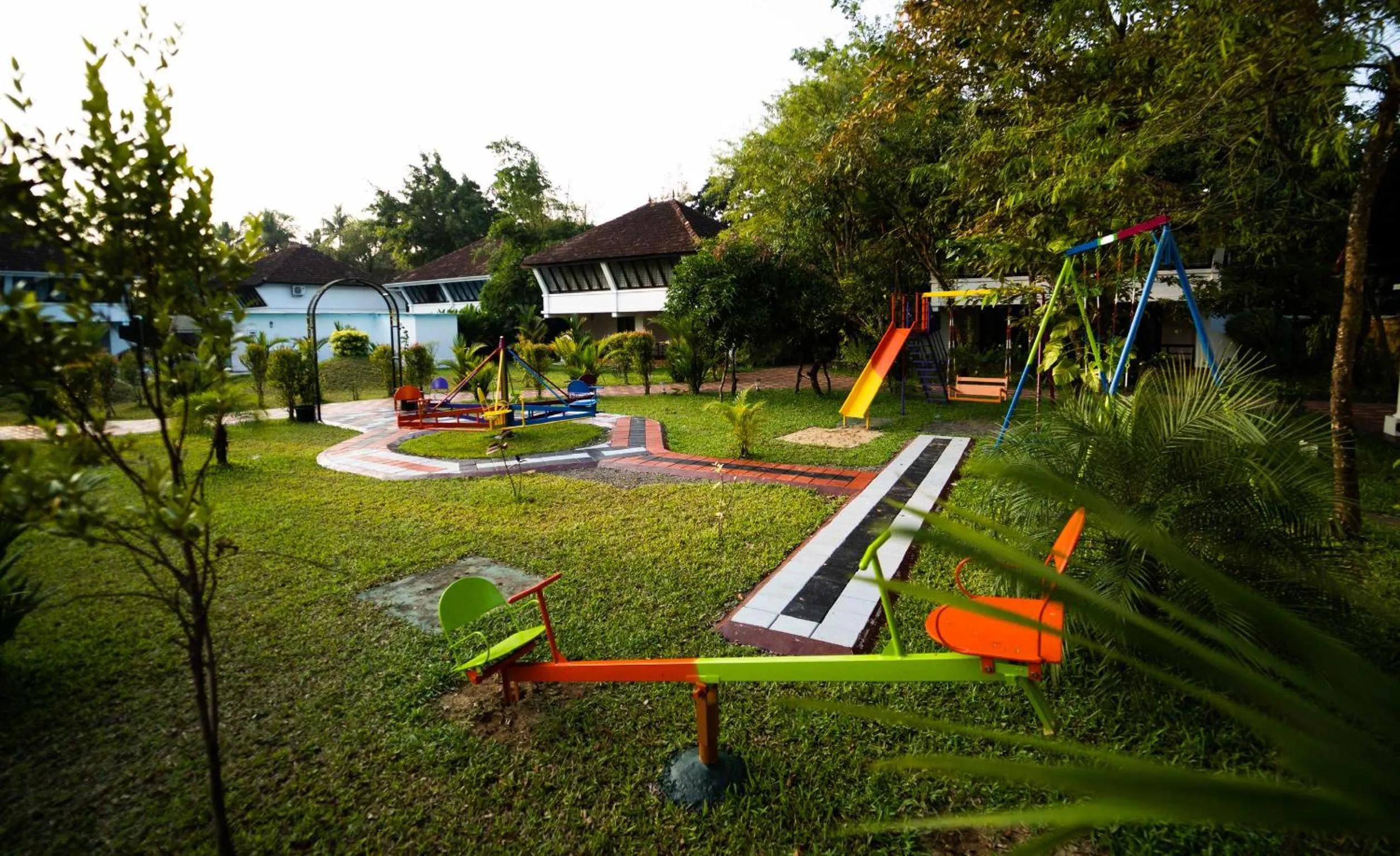 Children play ground in Nihara Resort and Spa Cochin