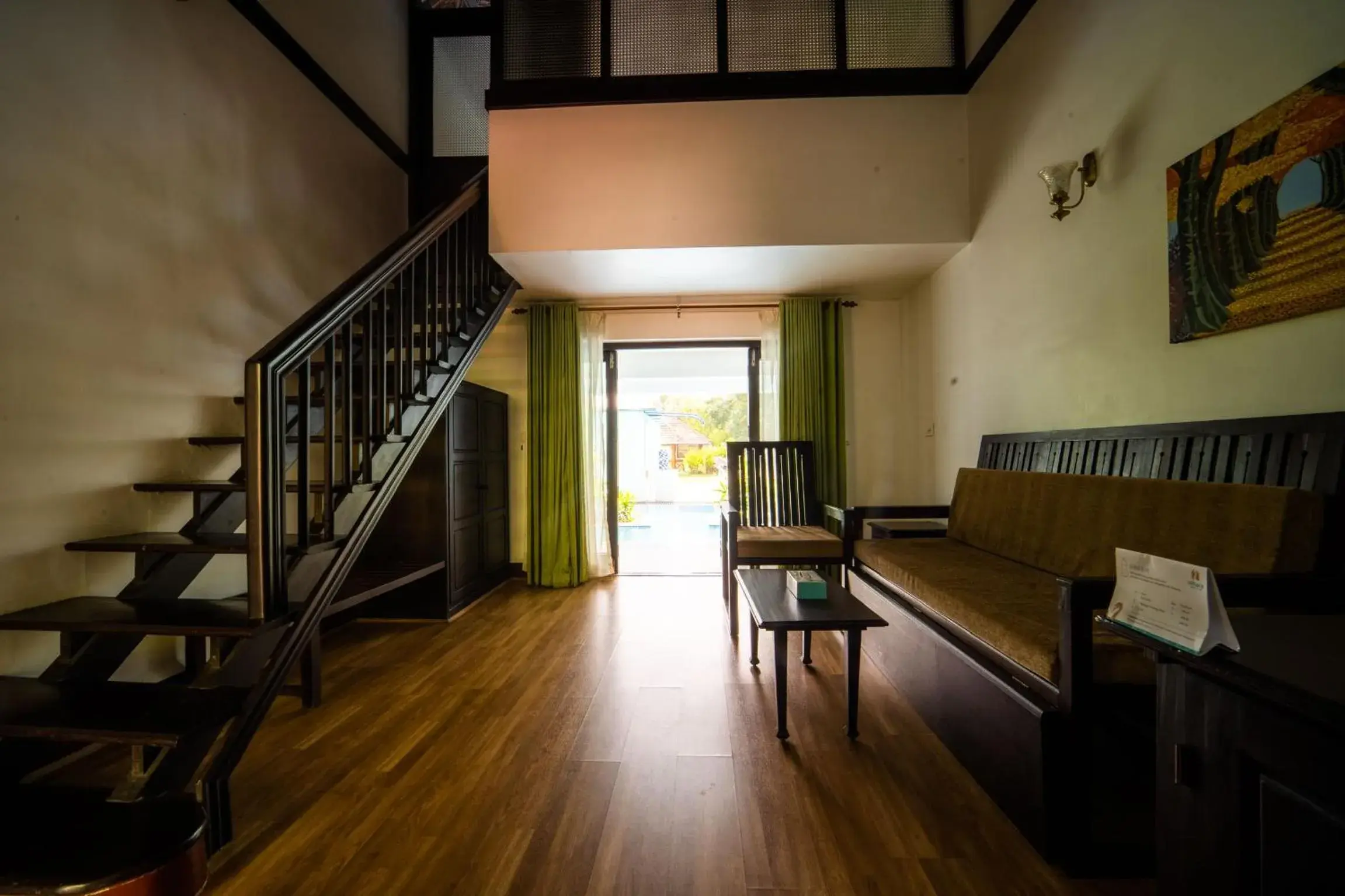 Living room in Nihara Resort and Spa Cochin Living room in Nihara Resort and Spa Cochin