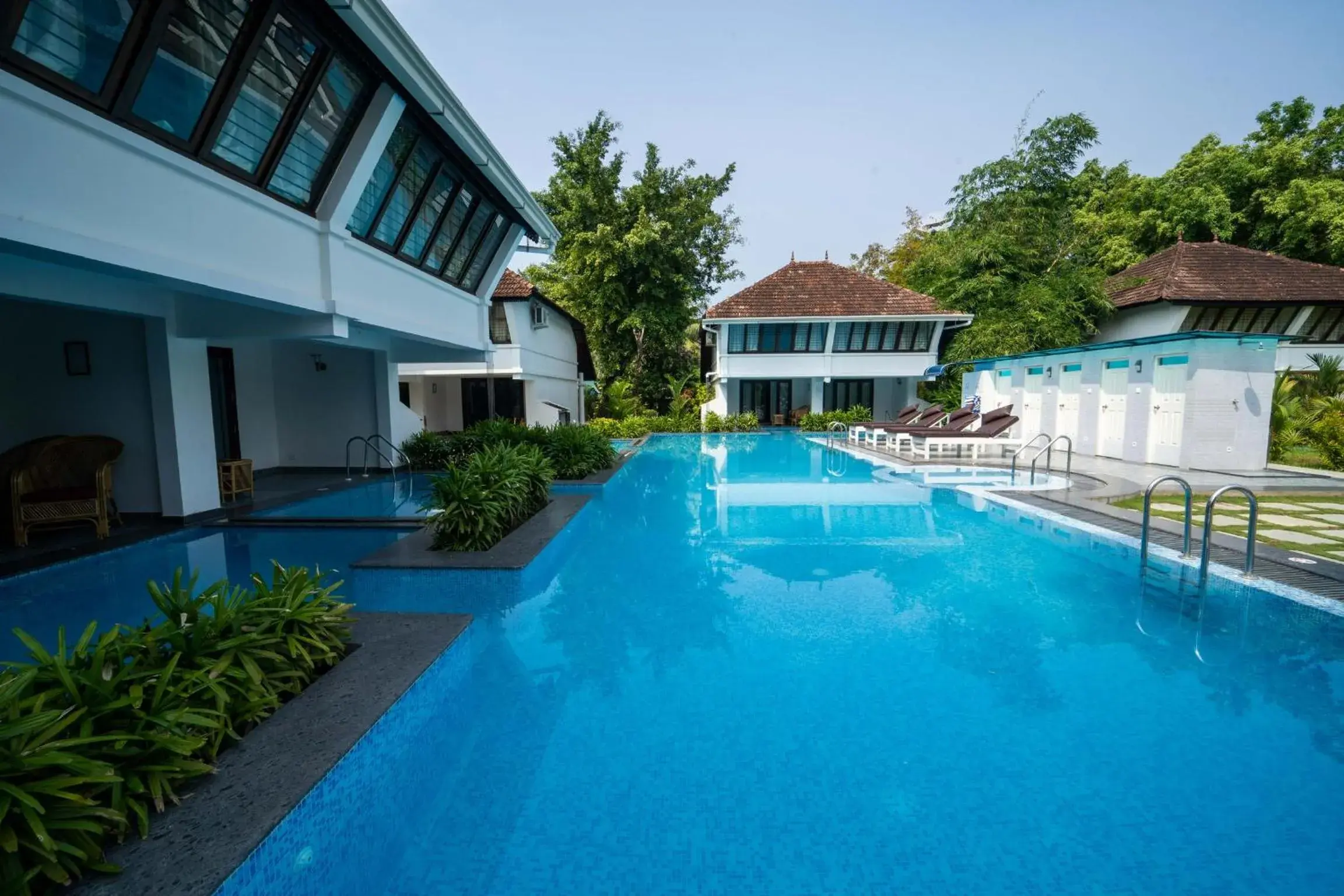 Swimming pool in Nihara Resort and Spa Cochin Swimming pool in Nihara Resort and Spa Cochin