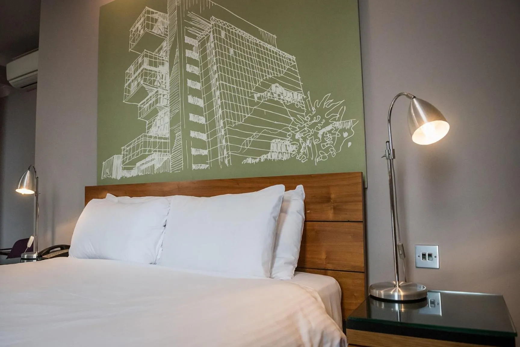 Bed in The Townhouse Manchester