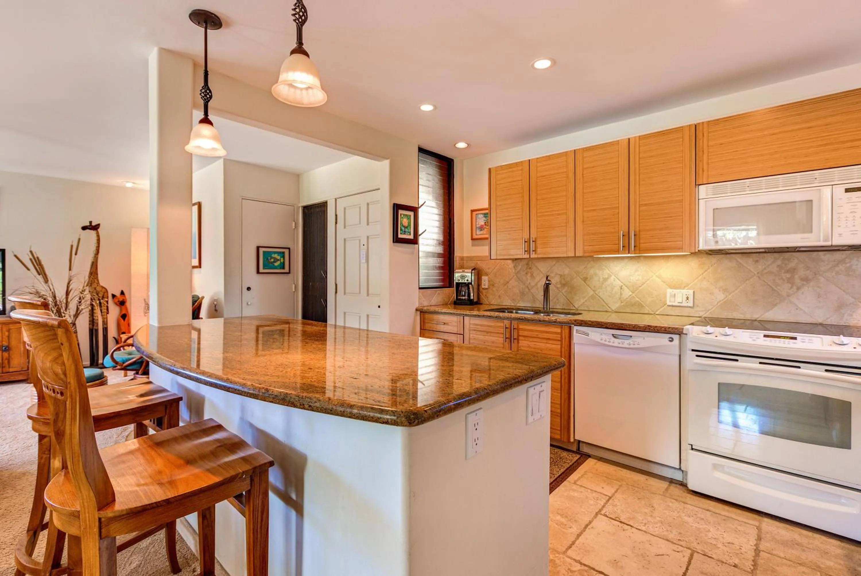 Kitchen or kitchenette in Wailea Elua Village - CoralTree Residence Collection