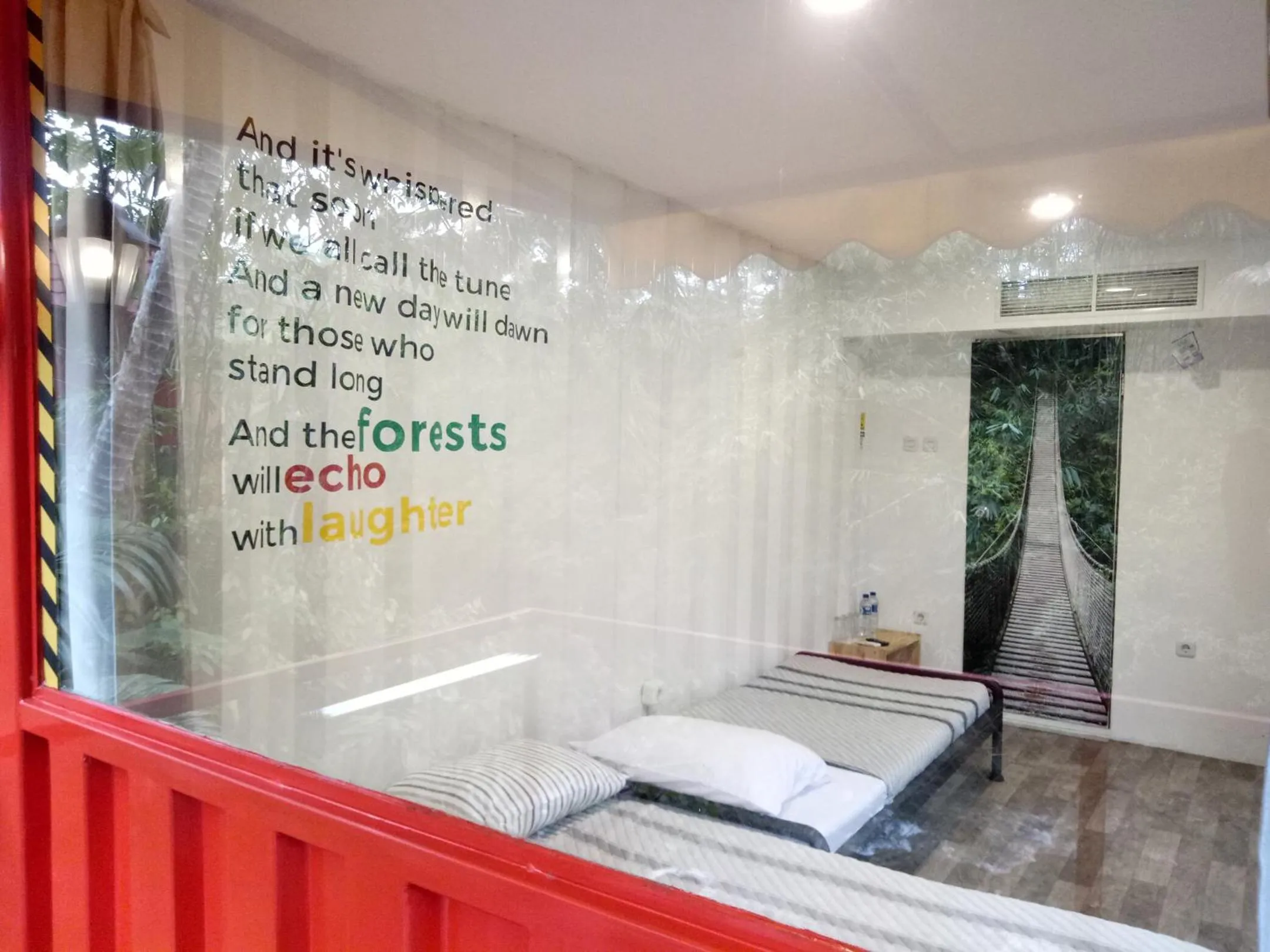 Bedroom in Hau Eco Lodges Citumang Pangandaran