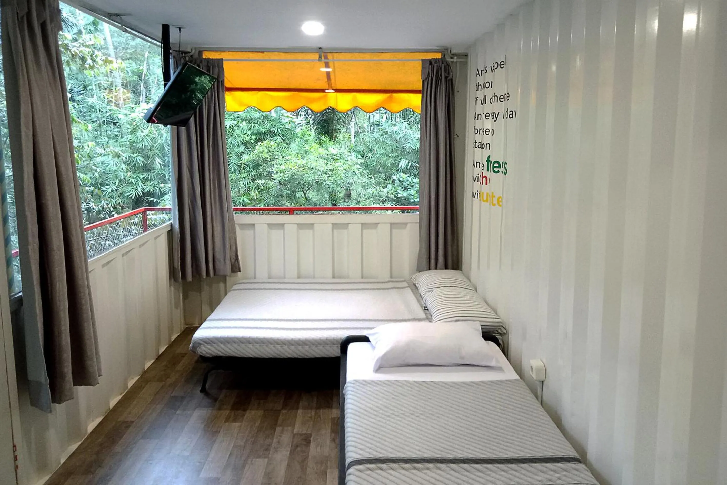 Bed in Hau Eco Lodges Citumang Pangandaran