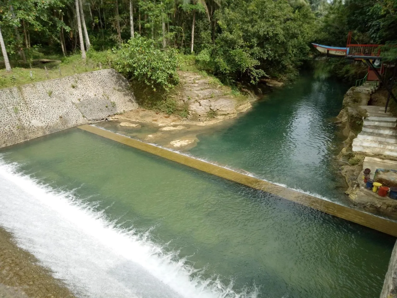 River view in Hau Eco Lodges Citumang Pangandaran