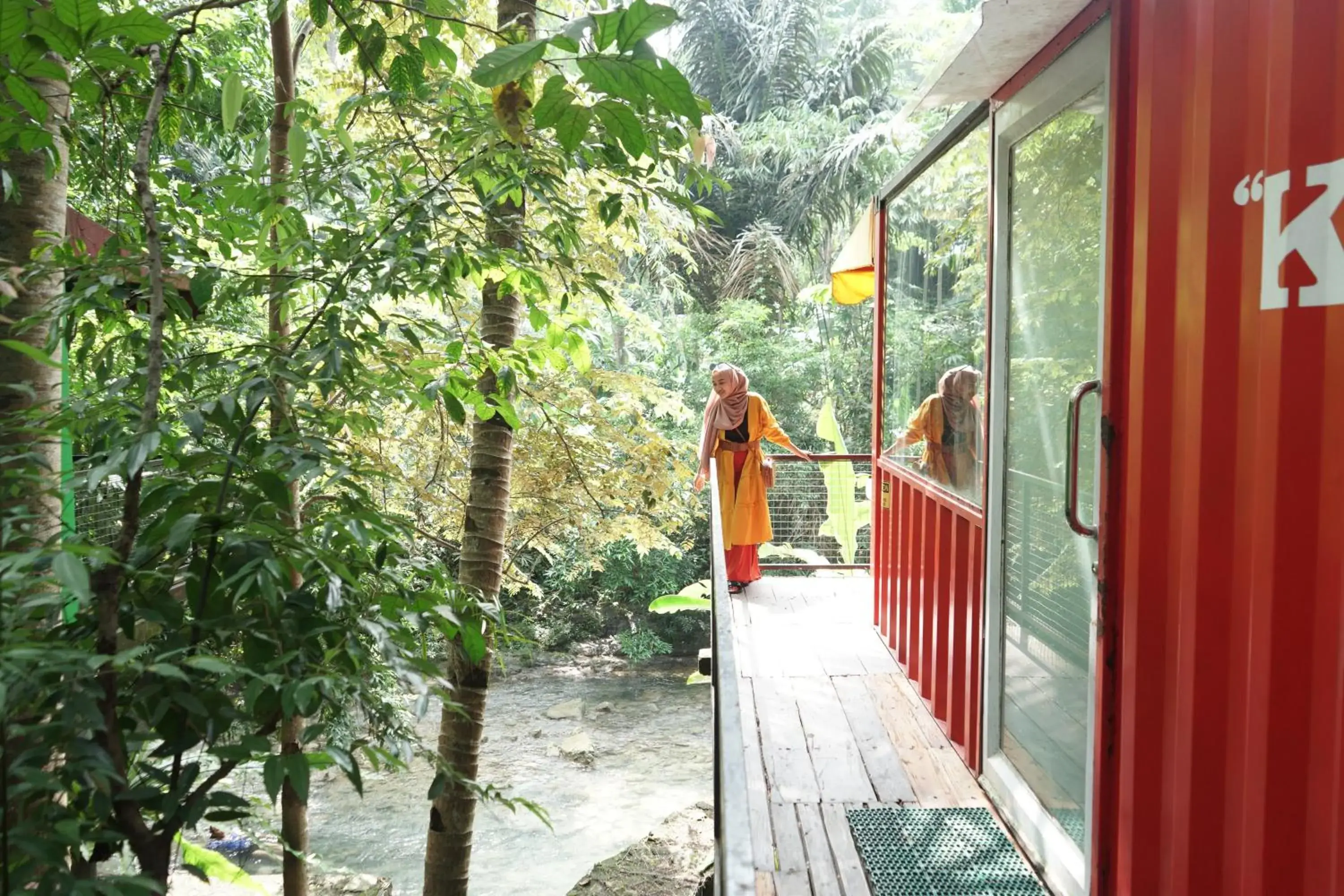 Property building in Hau Eco Lodges Citumang Pangandaran Property building in Hau Eco Lodges Citumang Pangandaran