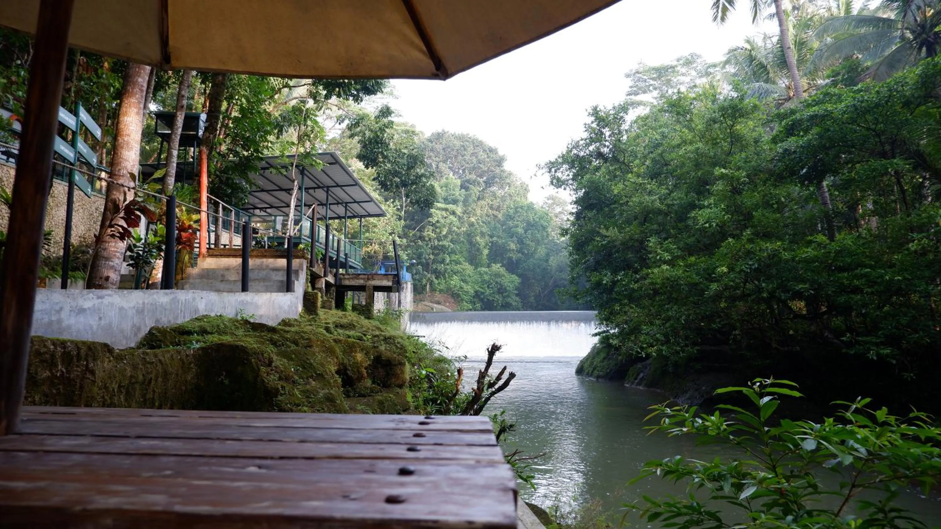 River view in Hau Eco Lodges Citumang Pangandaran