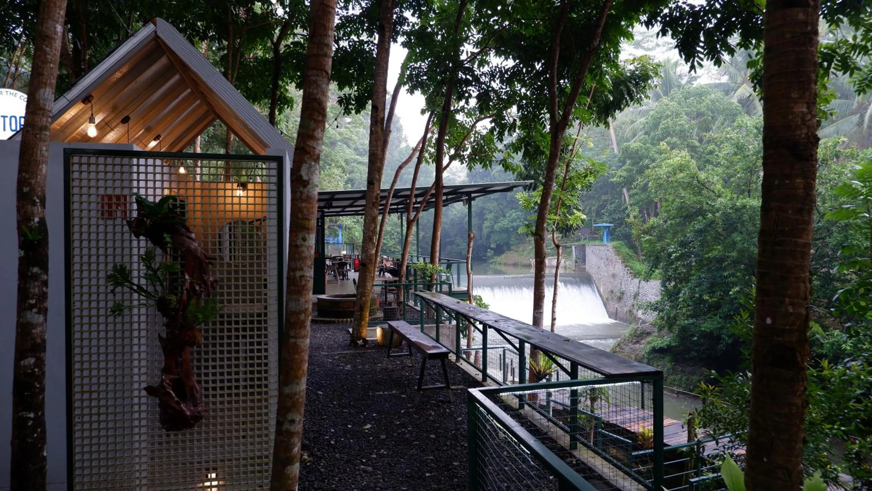 River view in Hau Eco Lodges Citumang Pangandaran