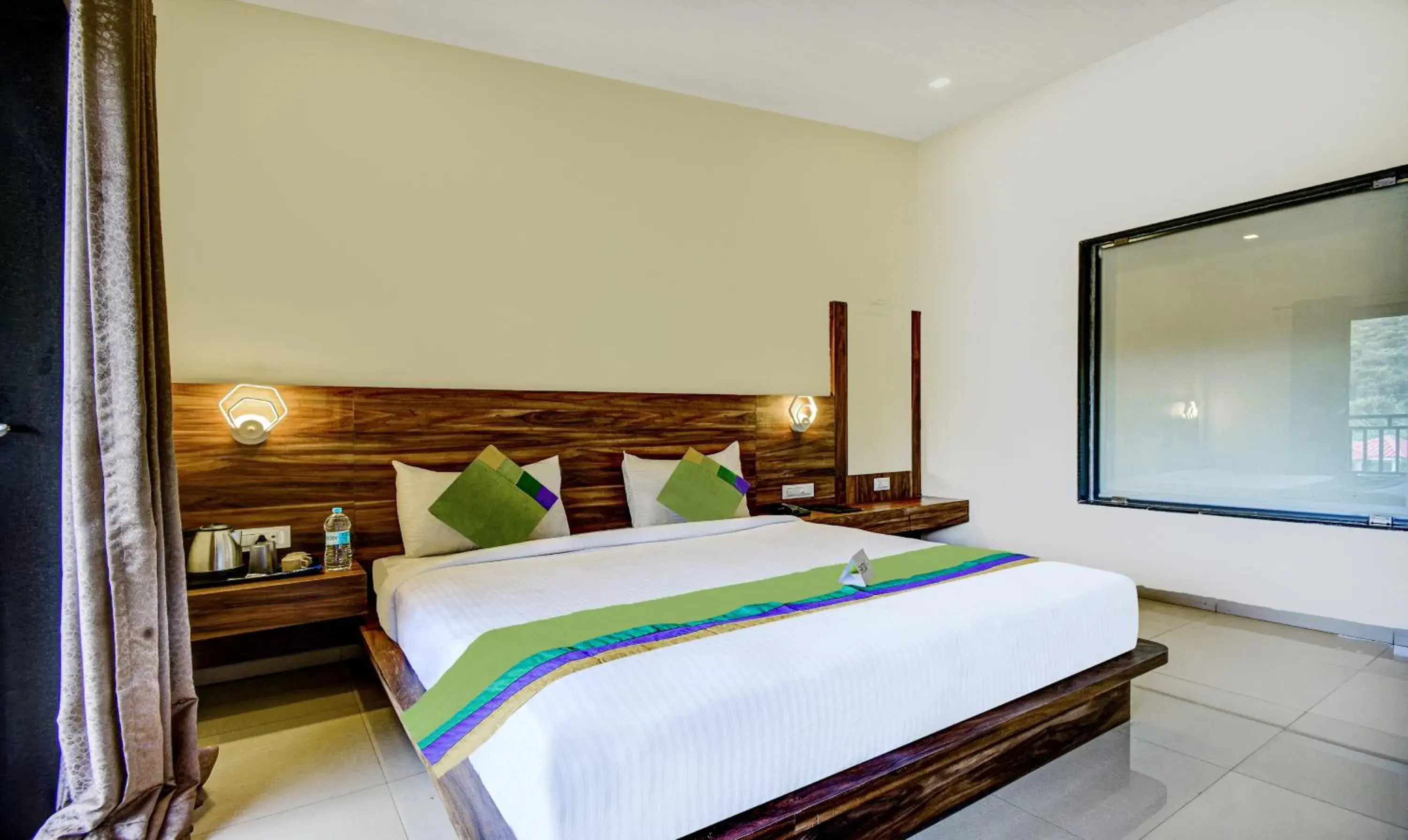 Bed in Treebo JP Cottage Bed in Treebo JP Cottage