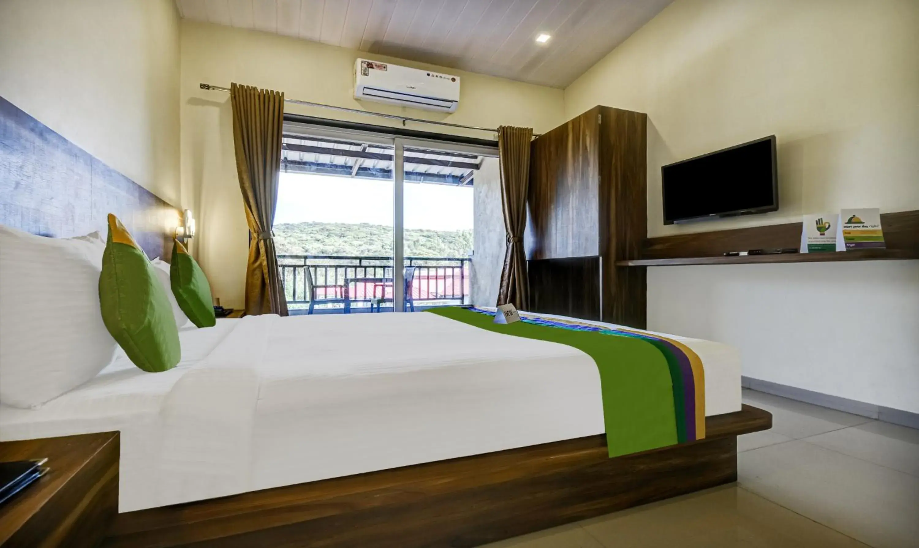 Bed in Treebo JP Cottage Bed in Treebo JP Cottage