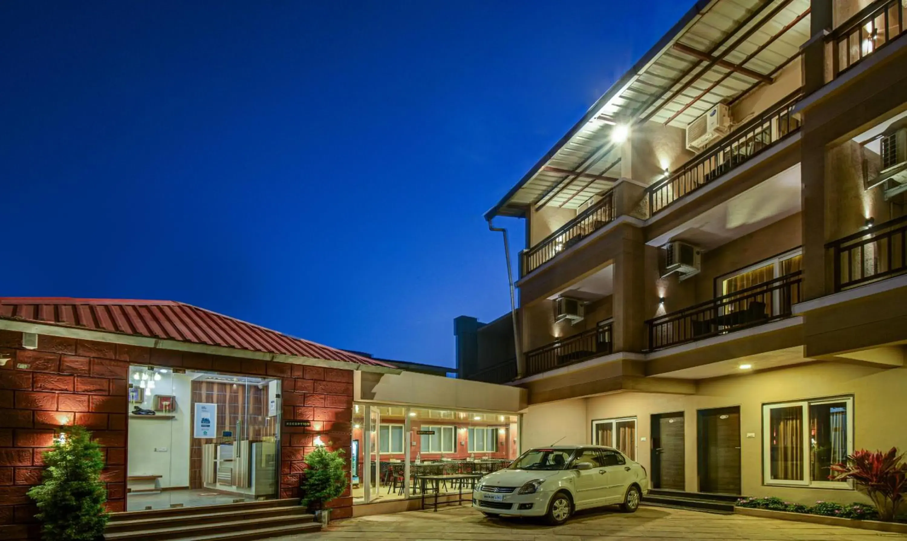 Property building in Treebo JP Cottage with Swimming Pool Property building in Treebo JP Cottage with Swimming Pool