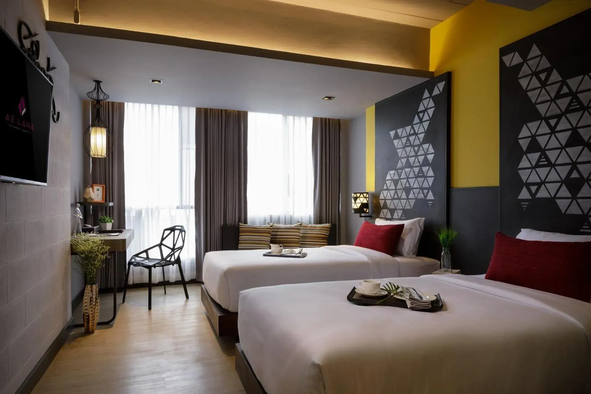 Bed in Ae Lana Chiangmai Hotel Bed in Ae Lana Chiangmai Hotel