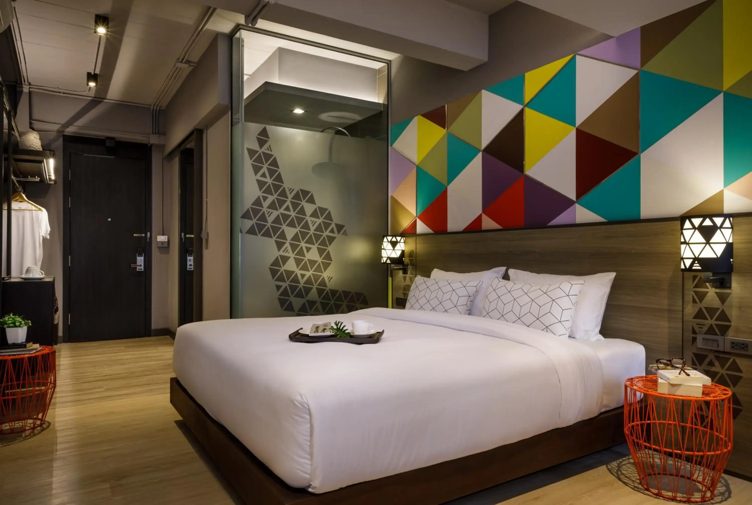 Bed in Ae Lana Chiangmai Hotel Bed in Ae Lana Chiangmai Hotel