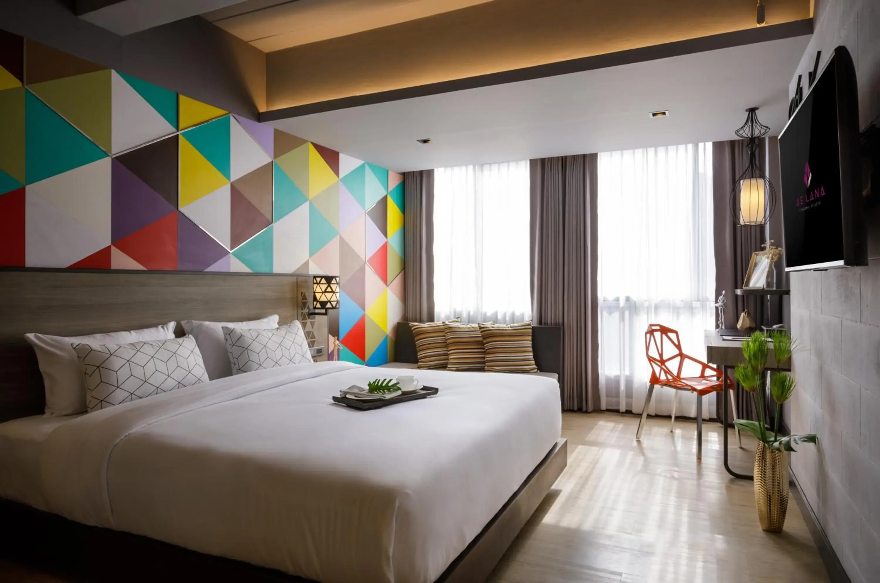 Bed in Ae Lana Chiangmai Hotel Bed in Ae Lana Chiangmai Hotel