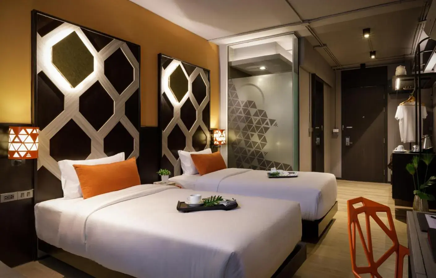 Bed in Ae Lana Chiangmai Hotel Bed in Ae Lana Chiangmai Hotel