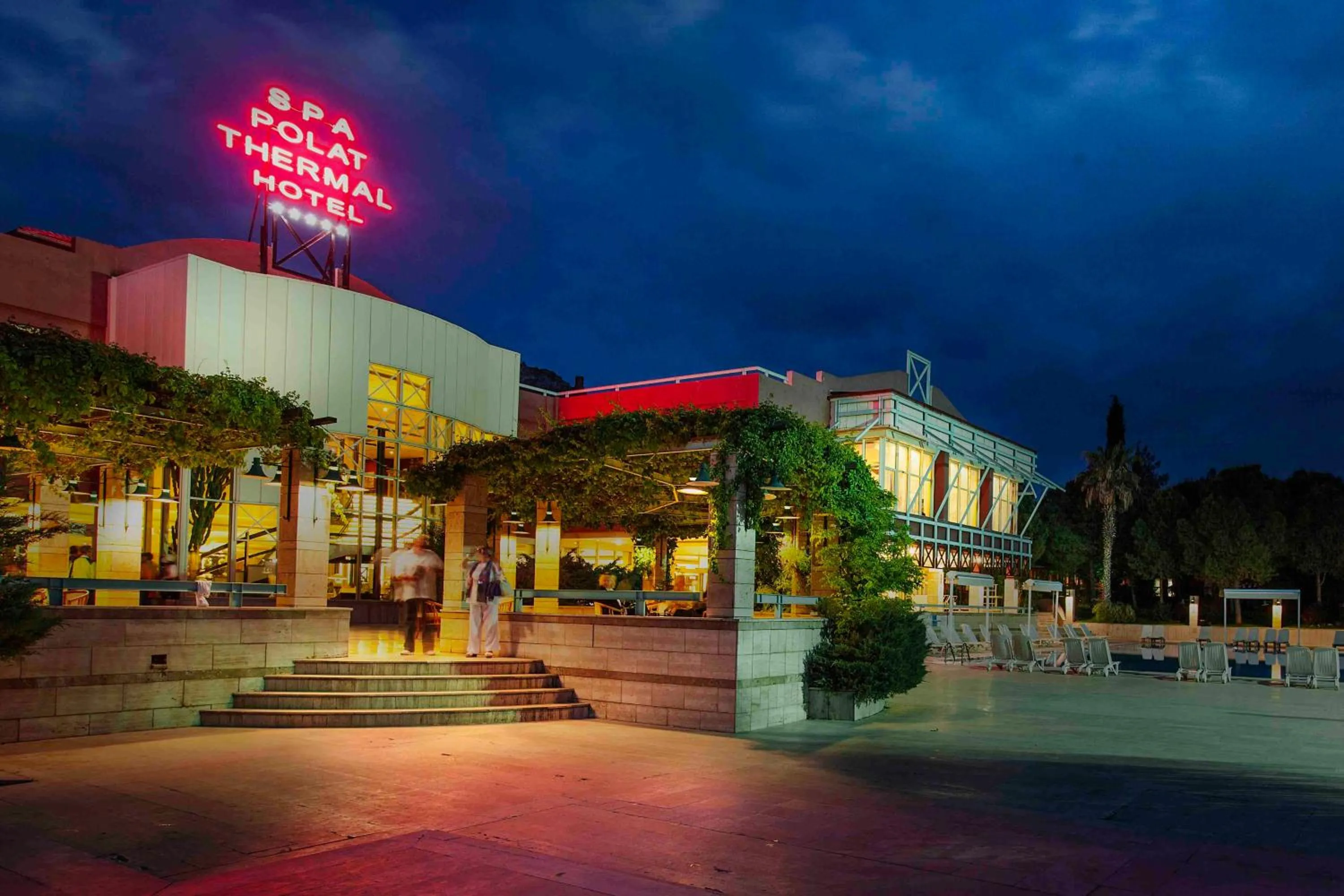 Decorative detail in Polat Thermal Hotel