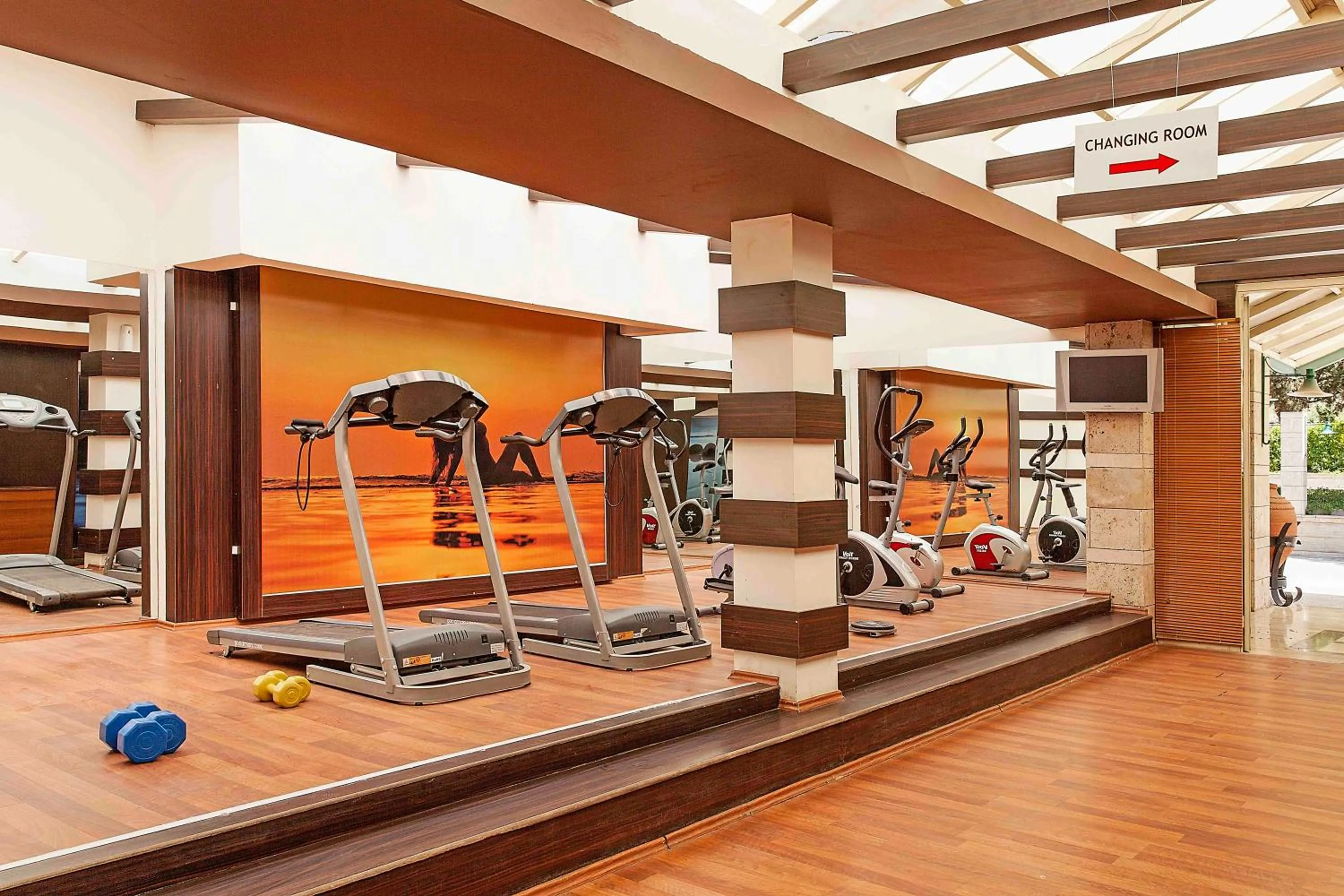 Fitness centre/facilities in Polat Thermal Hotel