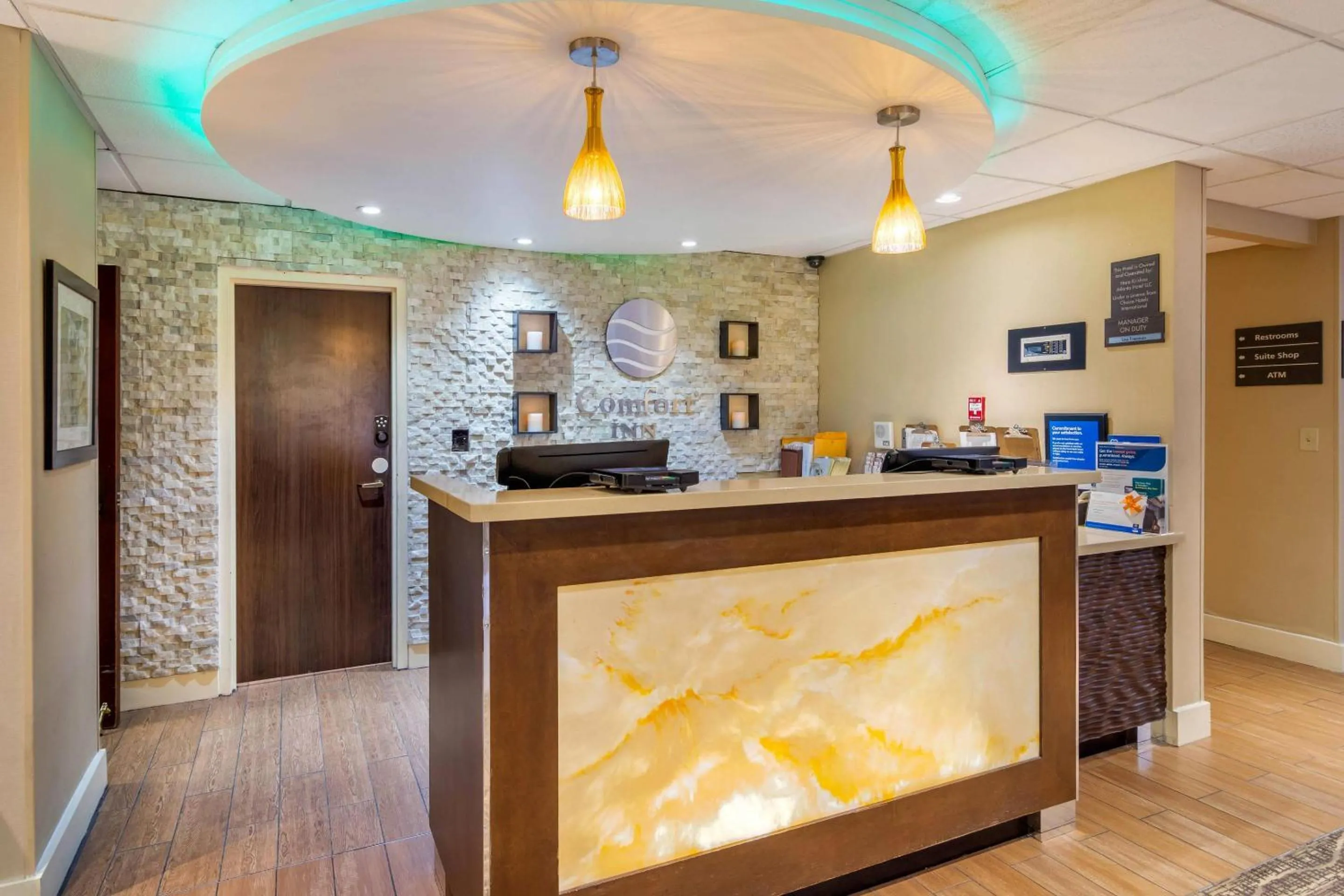 Lobby or reception in Comfort Inn Atlanta Airport