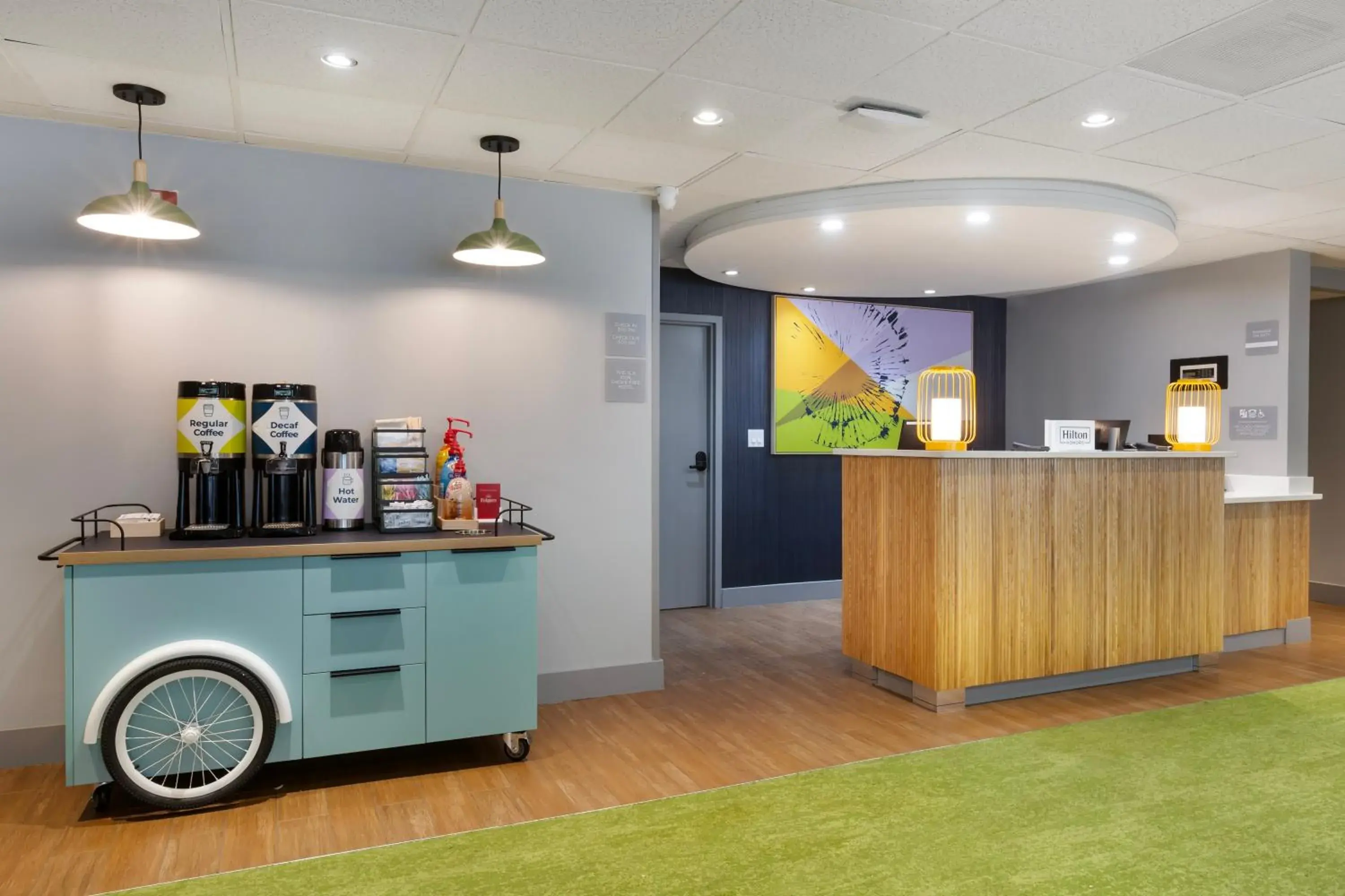 Lobby or reception in Spark by Hilton Atlanta Airport South College Park Lobby or reception in Spark by Hilton Atlanta Airport South College Park