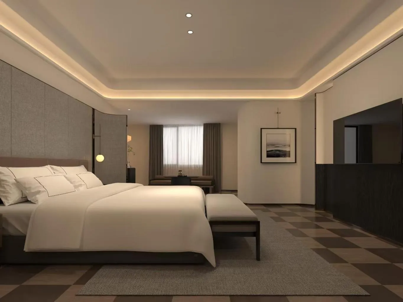 Photo of the whole room, Bed in Waito Hotel Yuexiu Park Guangzhou