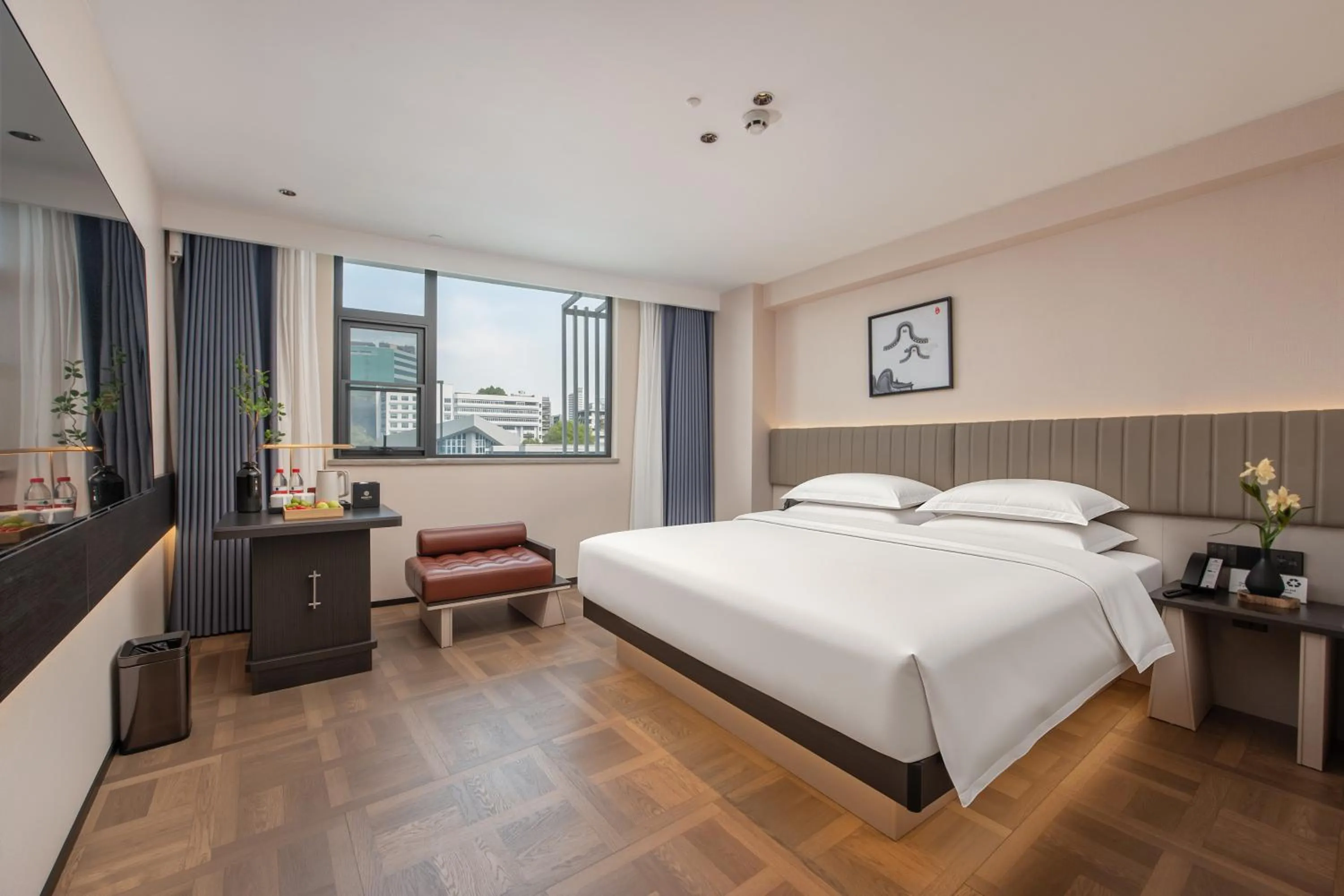 Bedroom, Bed in Waito Hotel Yuexiu Park Guangzhou