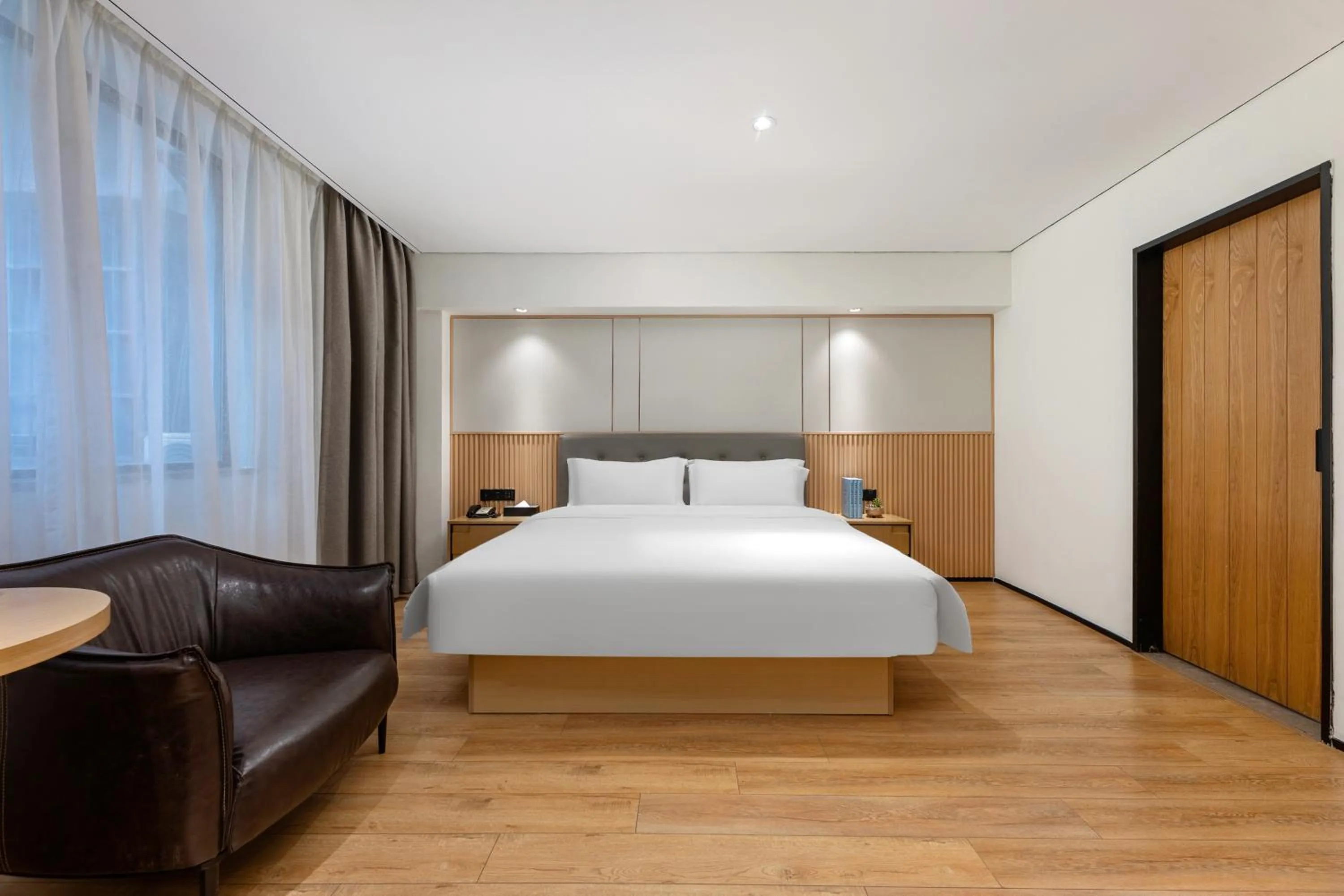 Bed in Waito Hotel Yuexiu Park Guangzhou