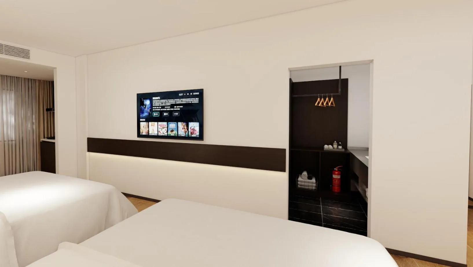 Bedroom, Bed in Waito Hotel Yuexiu Park Guangzhou