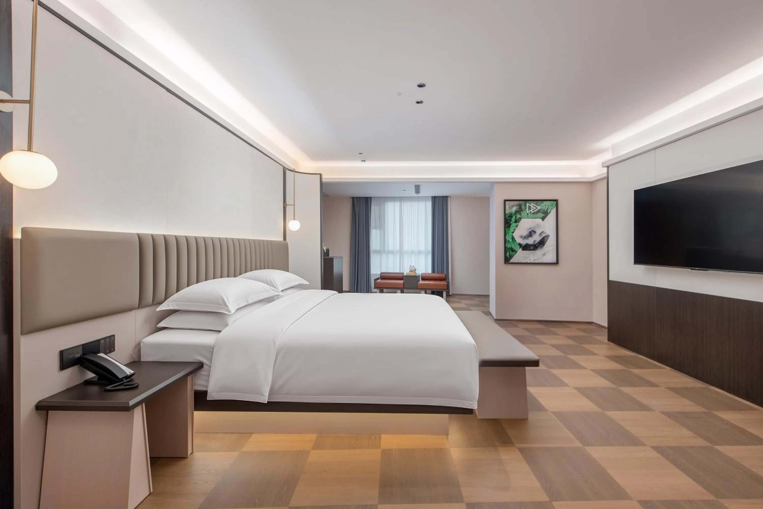 Bedroom, Bed in Waito Hotel Yuexiu Park Guangzhou