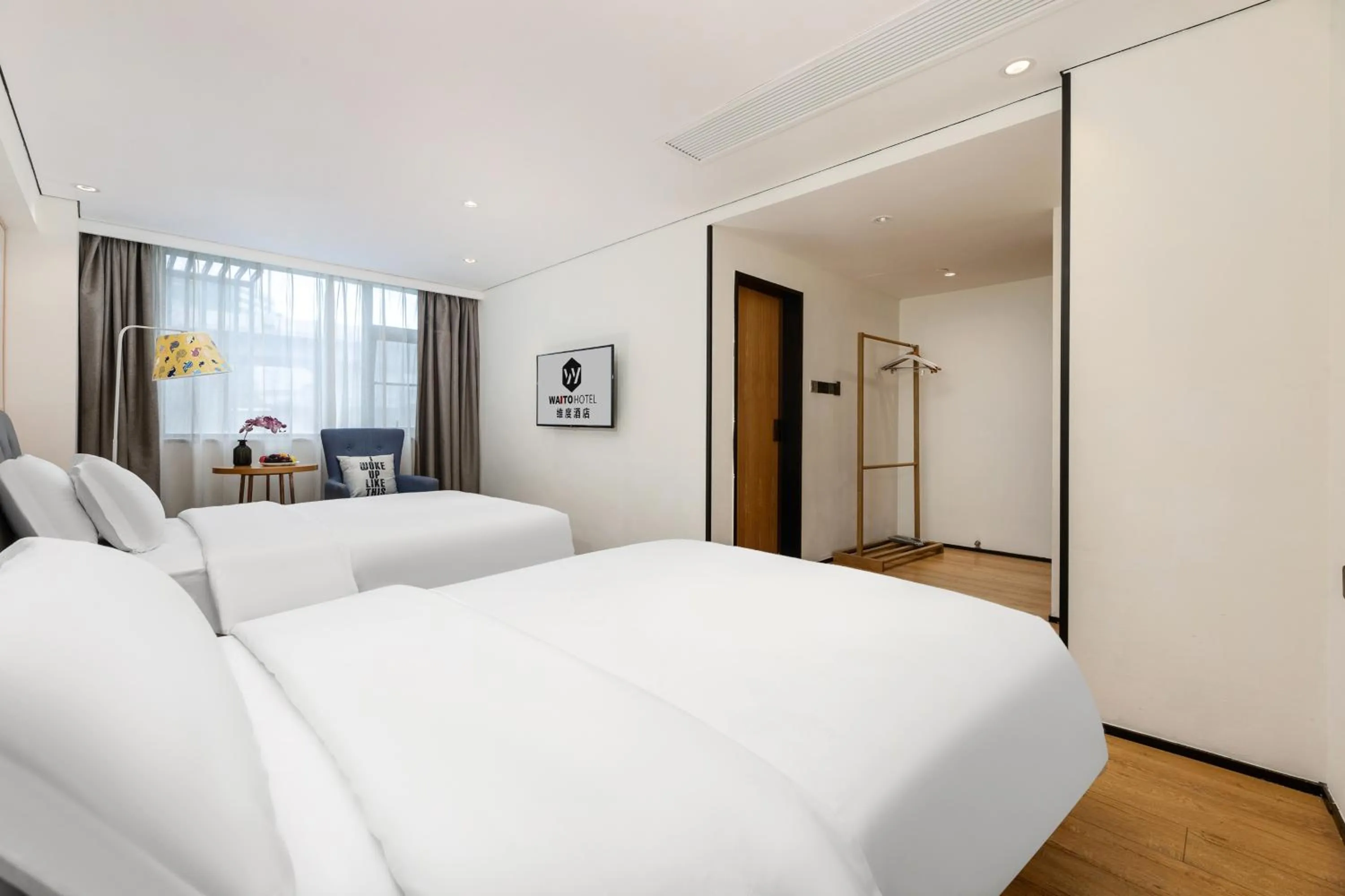 Photo of the whole room, Bed in Waito Hotel Yuexiu Park Guangzhou