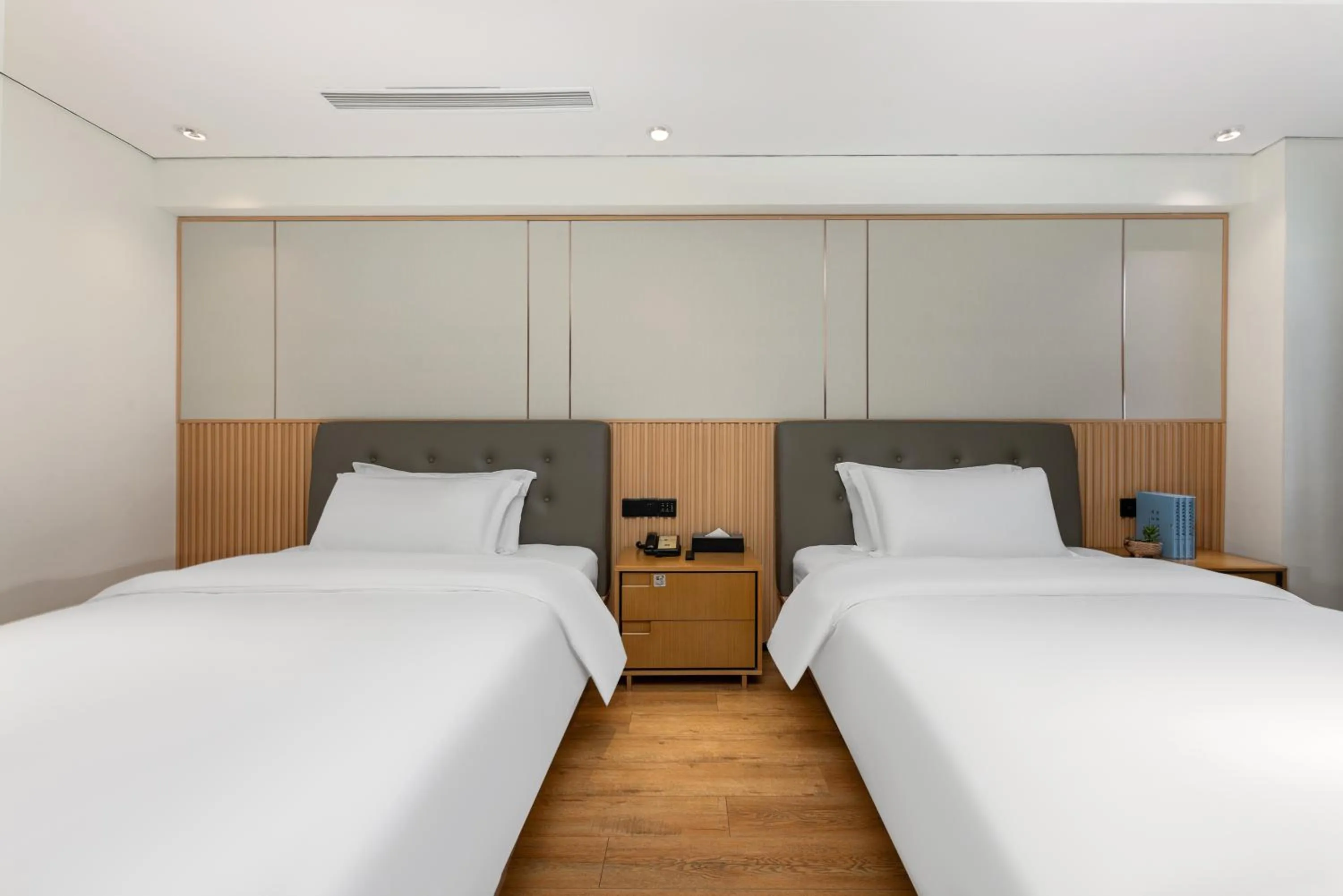 Bed in Waito Hotel Yuexiu Park Guangzhou