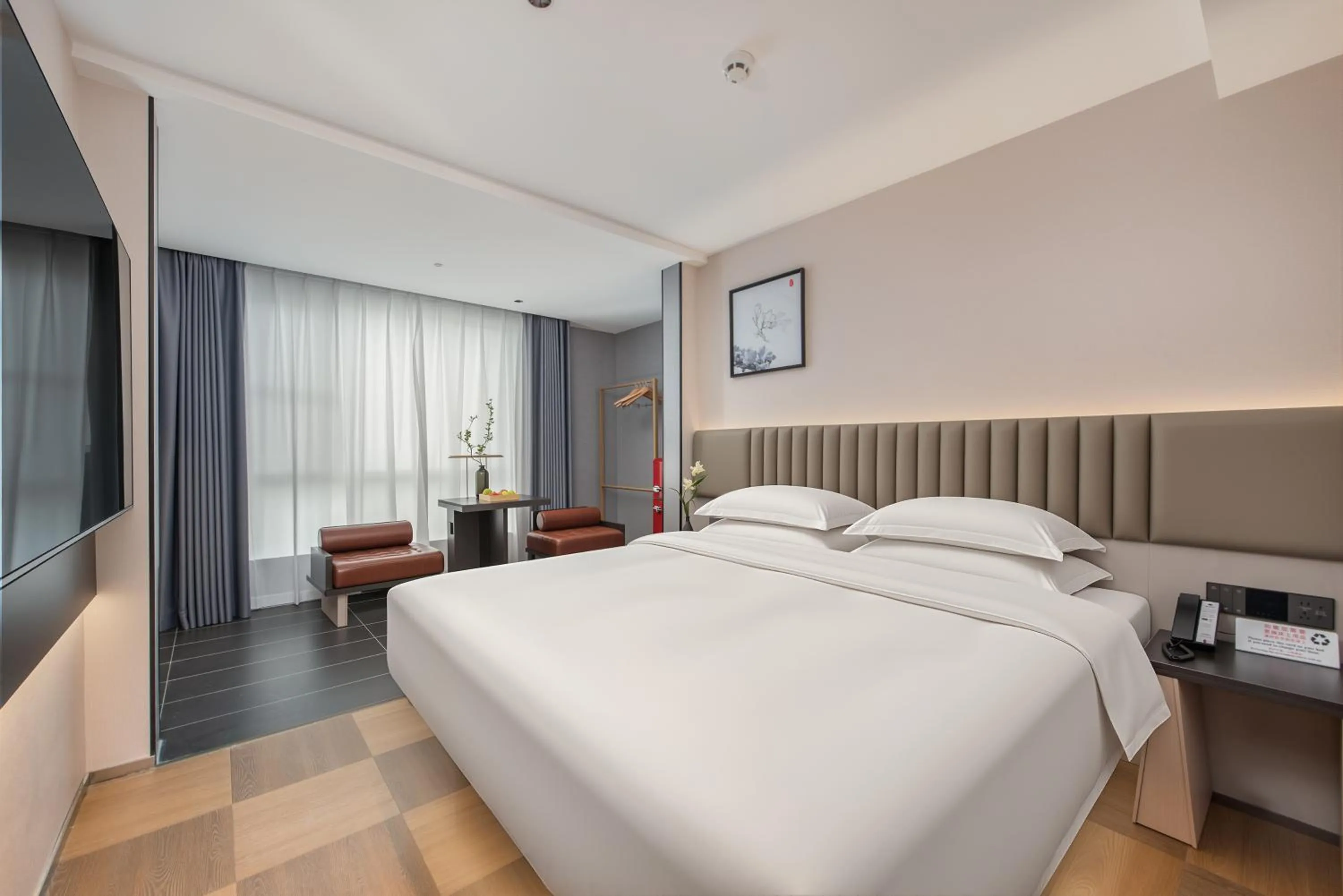 Bedroom, Bed in Waito Hotel Yuexiu Park Guangzhou