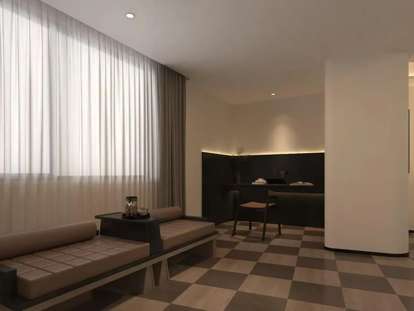 Living room in Waito Hotel Yuexiu Park Guangzhou