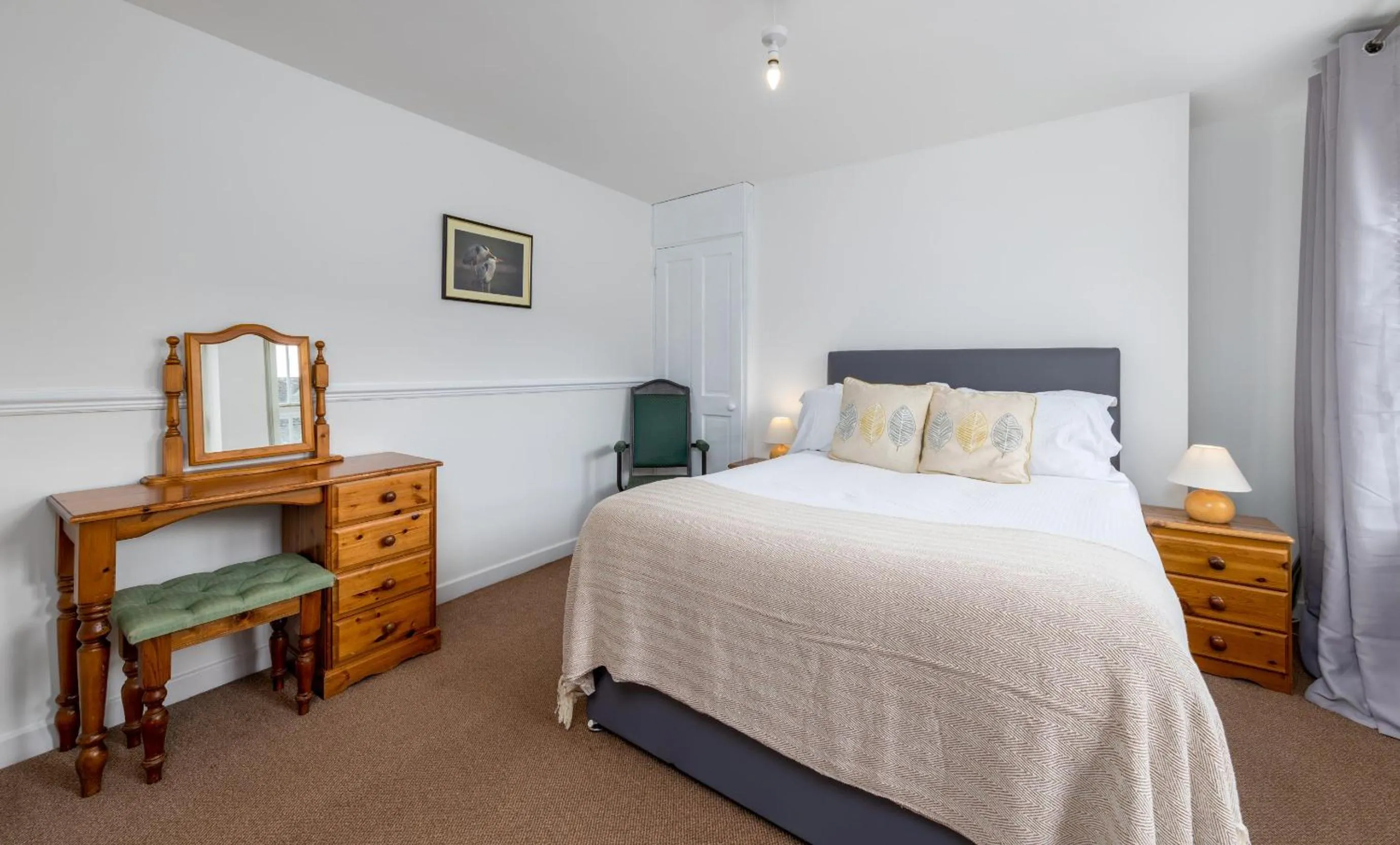 Bedroom, Bed in Muncaster Castle Coachman's Quarters