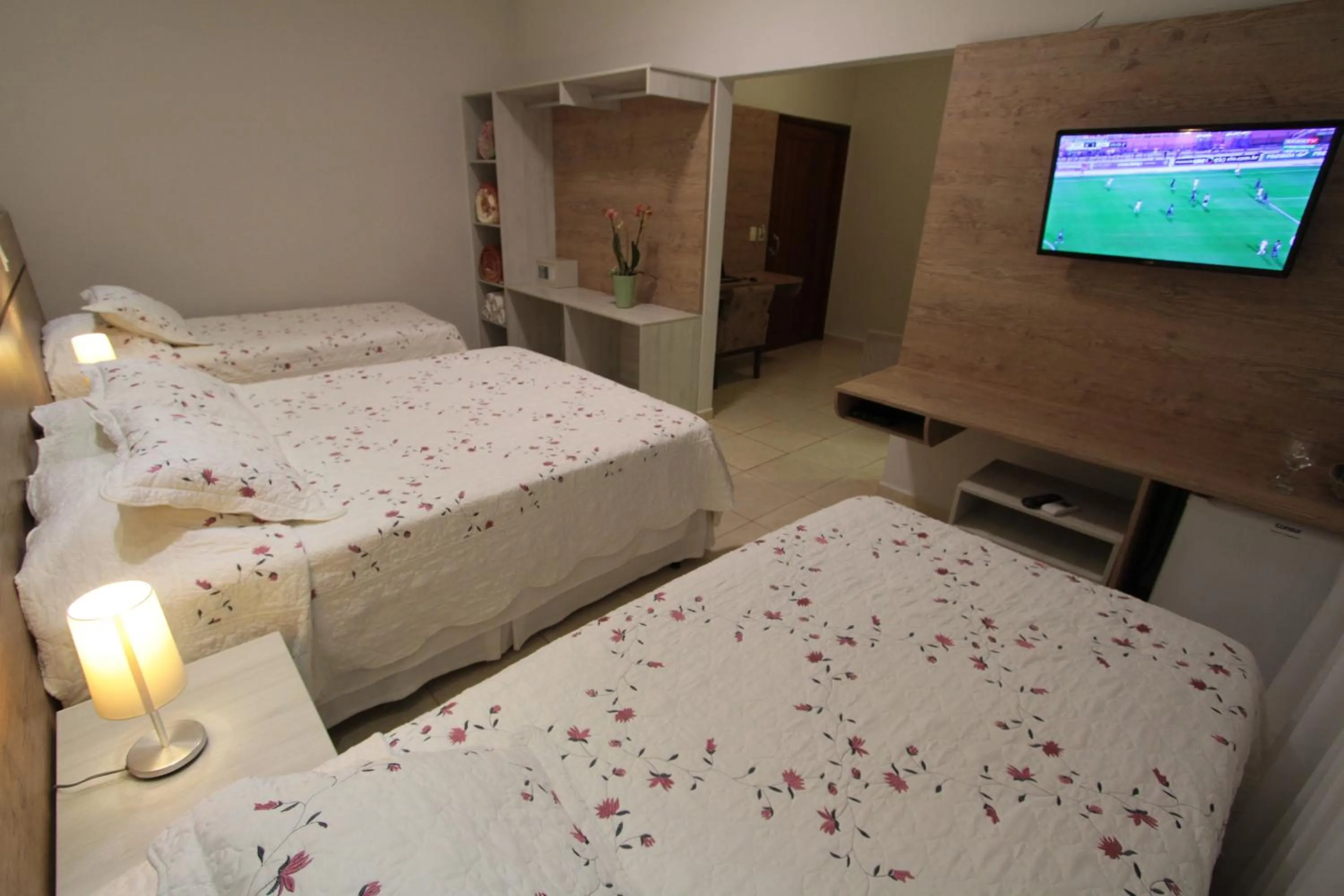 Photo of the whole room, Bed in Pousada Surucuá - Bonito MS