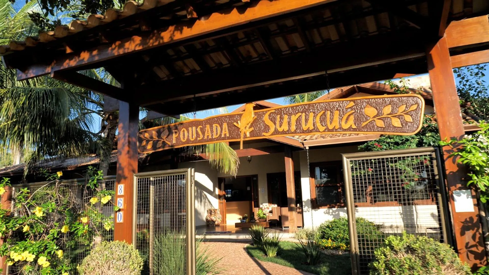 Facade/entrance in Pousada Surucuá - Bonito MS