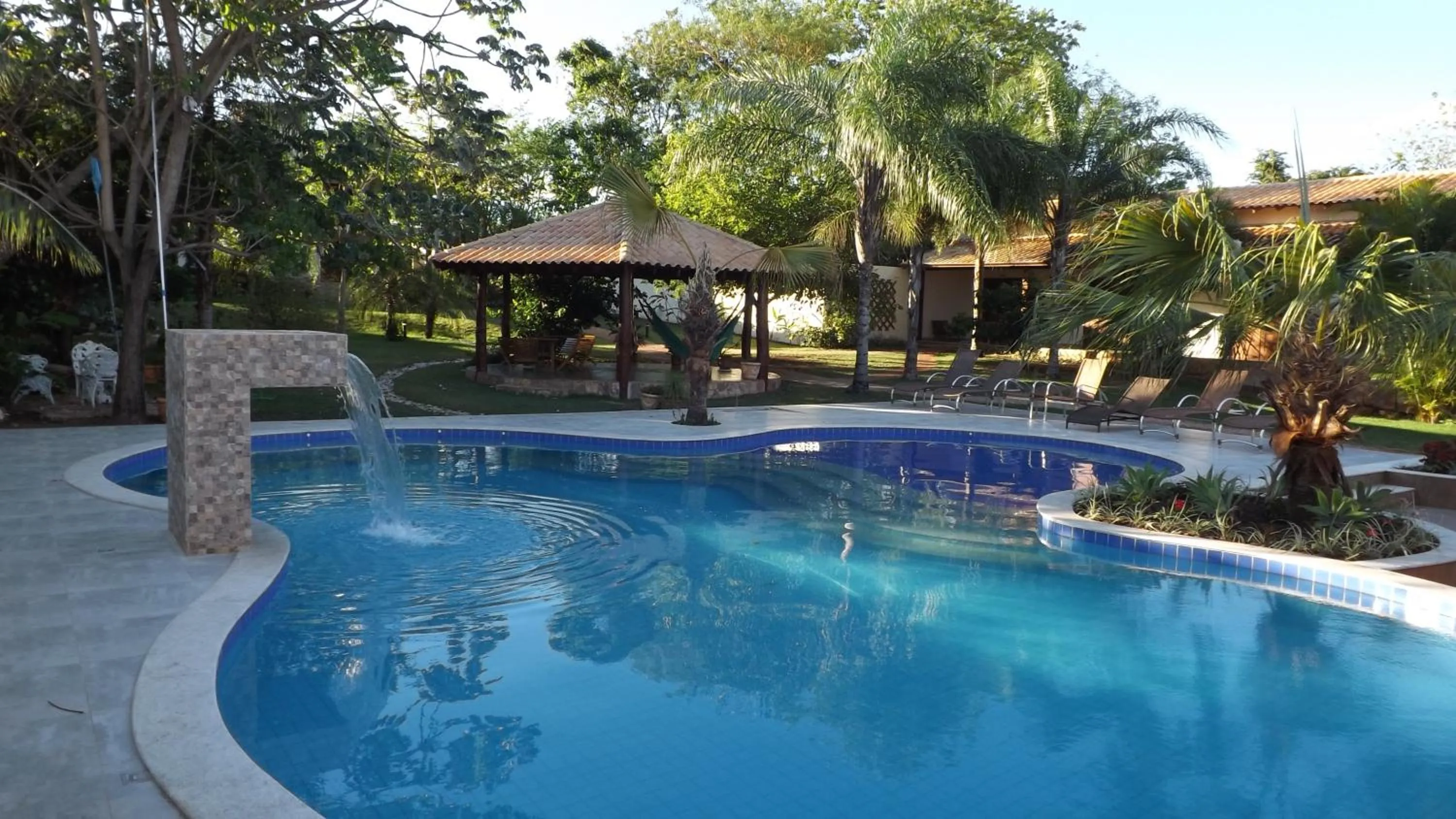 Swimming pool in Pousada Surucuá - Bonito MS