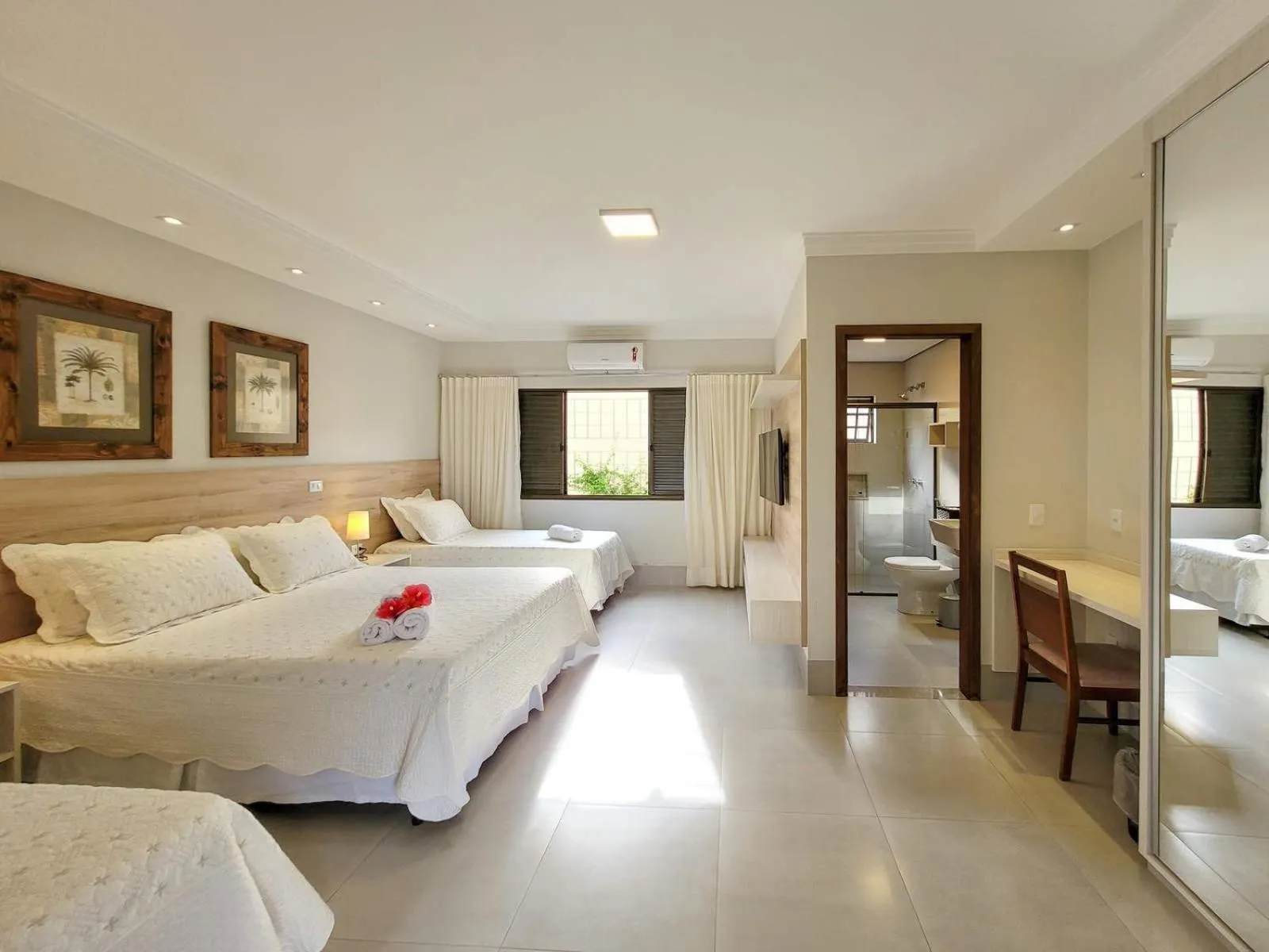 Bed in Pousada Surucuá - Bonito MS