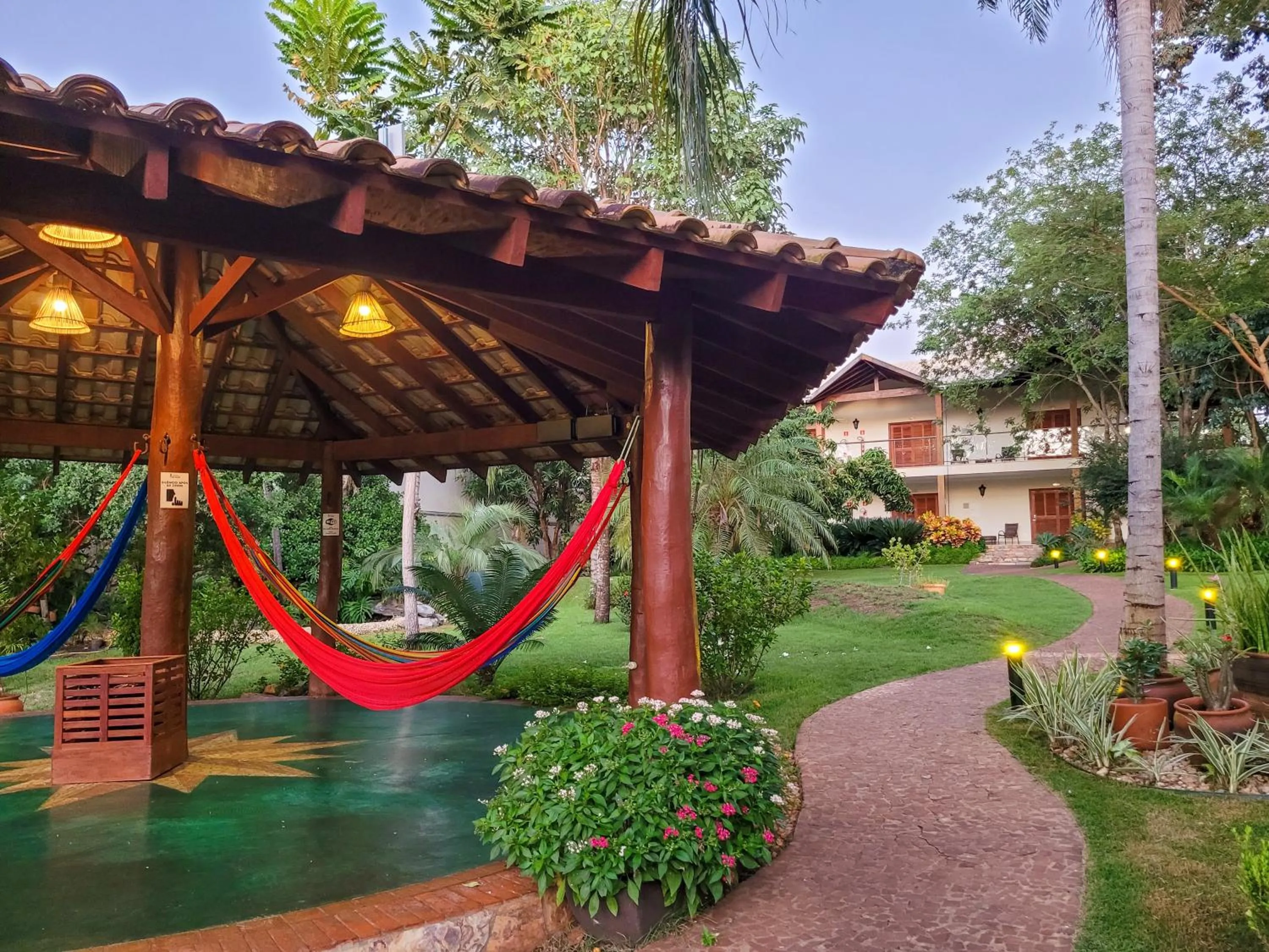 Patio in Pousada Surucuá - Bonito MS