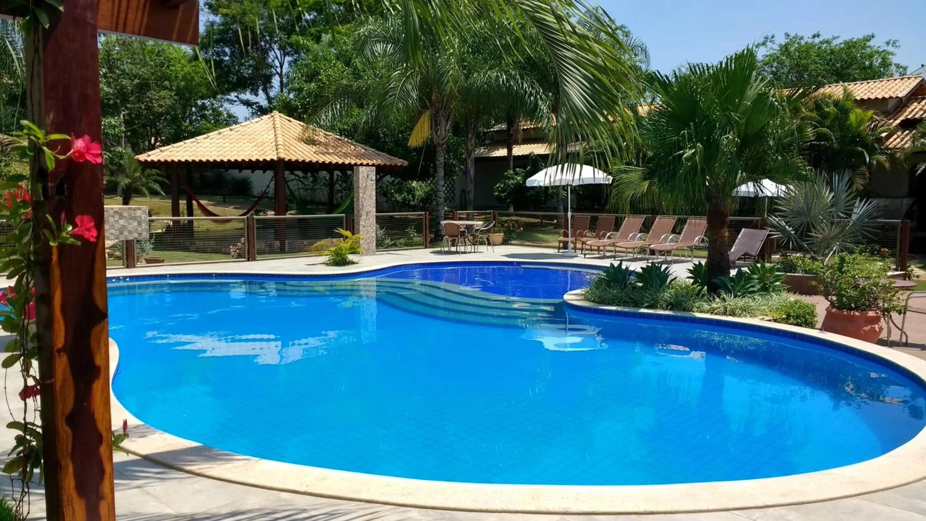 Pool view in Pousada Surucuá - Bonito MS