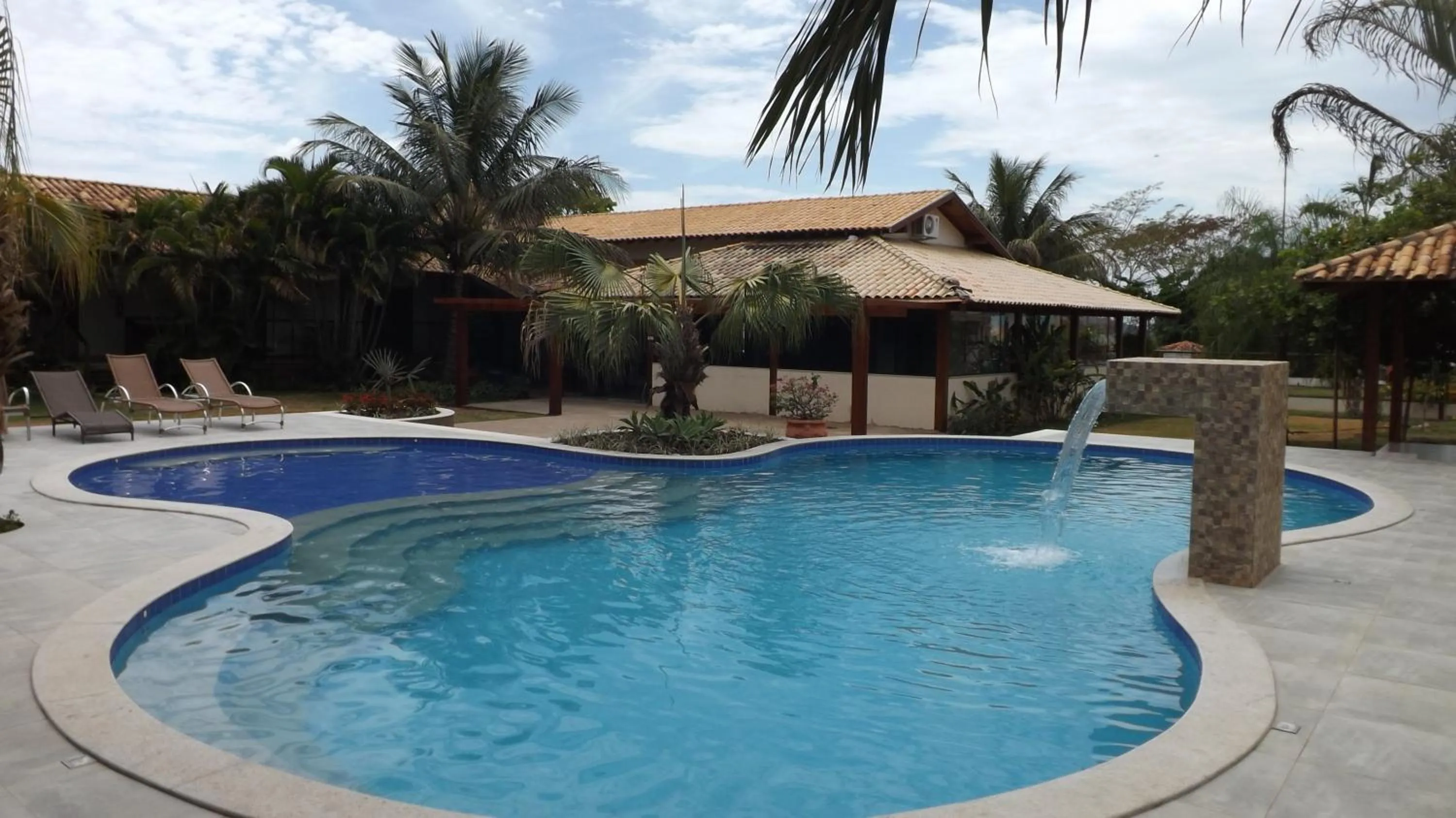 Swimming pool in Pousada Surucuá - Bonito MS