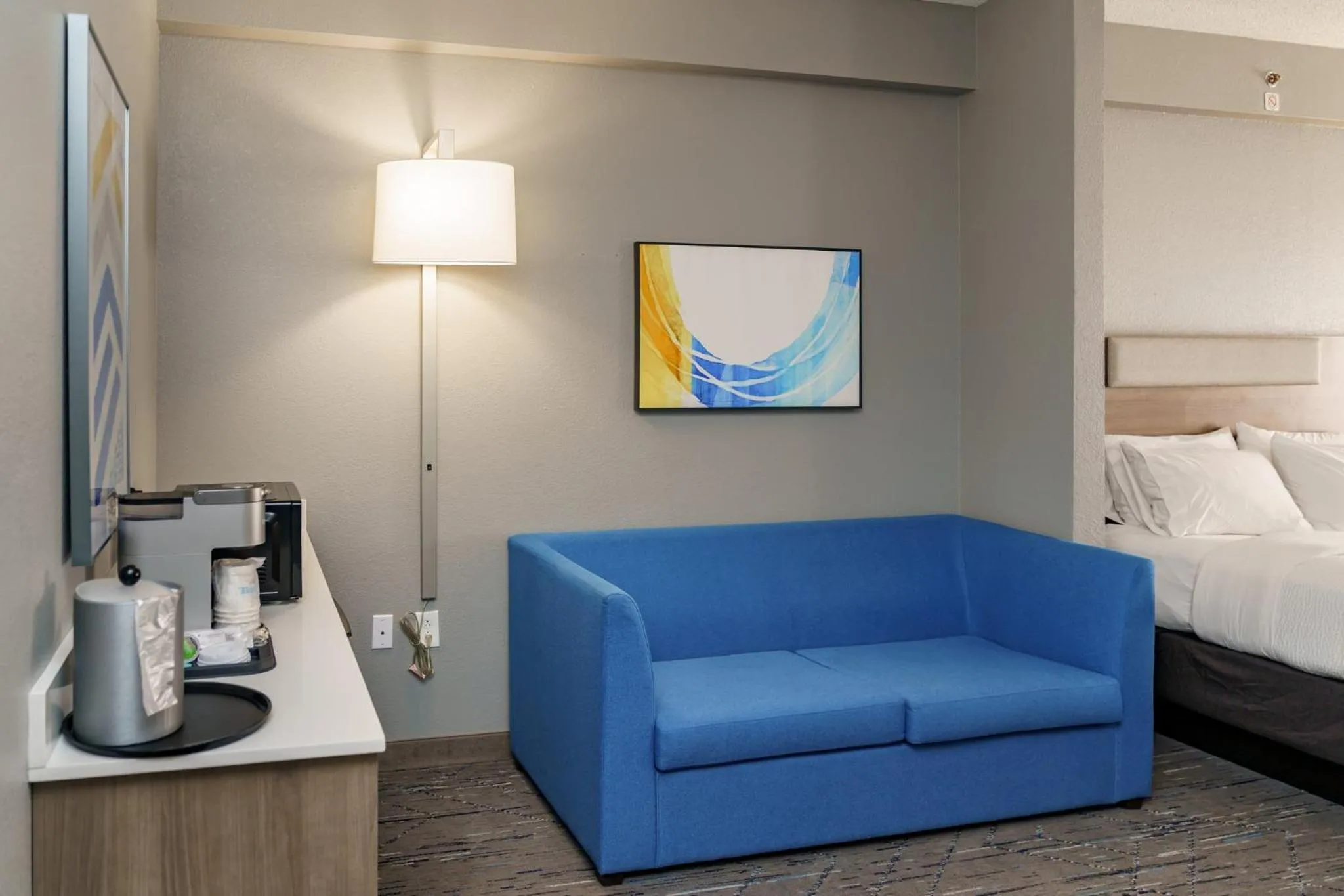 Photo of the whole room, Bed in Holiday Inn Express Hotel Raleigh Southwest by IHG